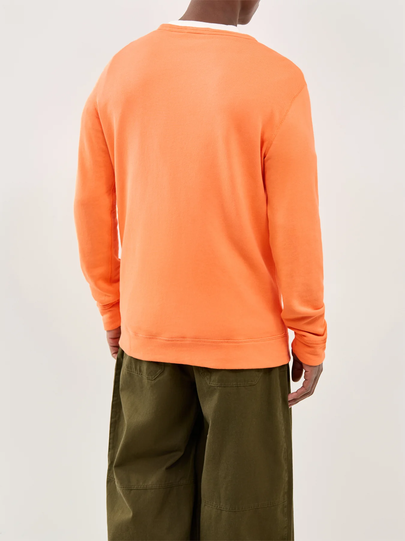 Island Terry Crew Sweat Orange - Image 5