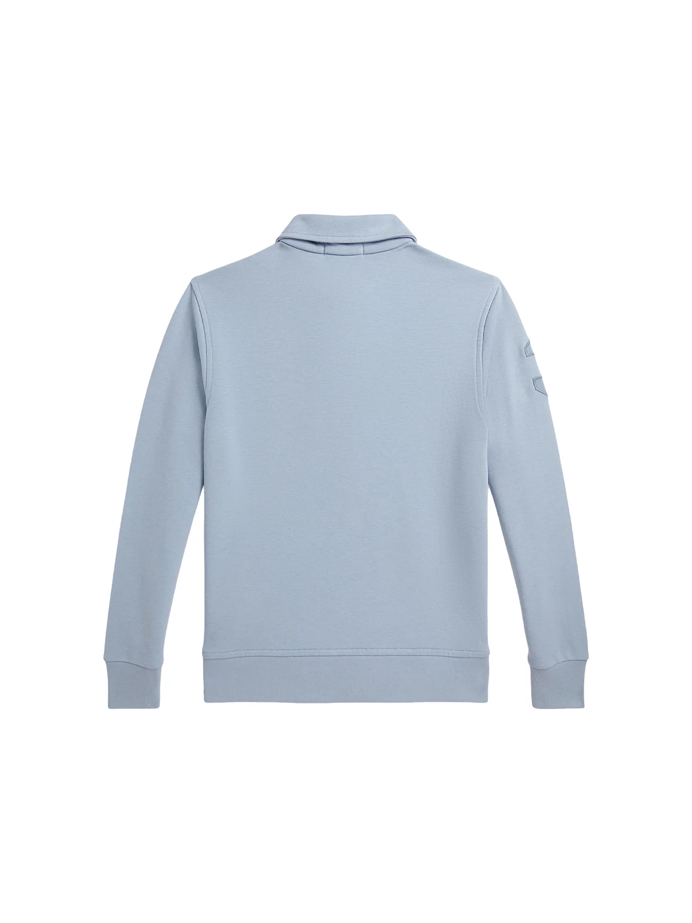 Kids’ Knit Half-Zip Sweatshirt Blue - Image 3