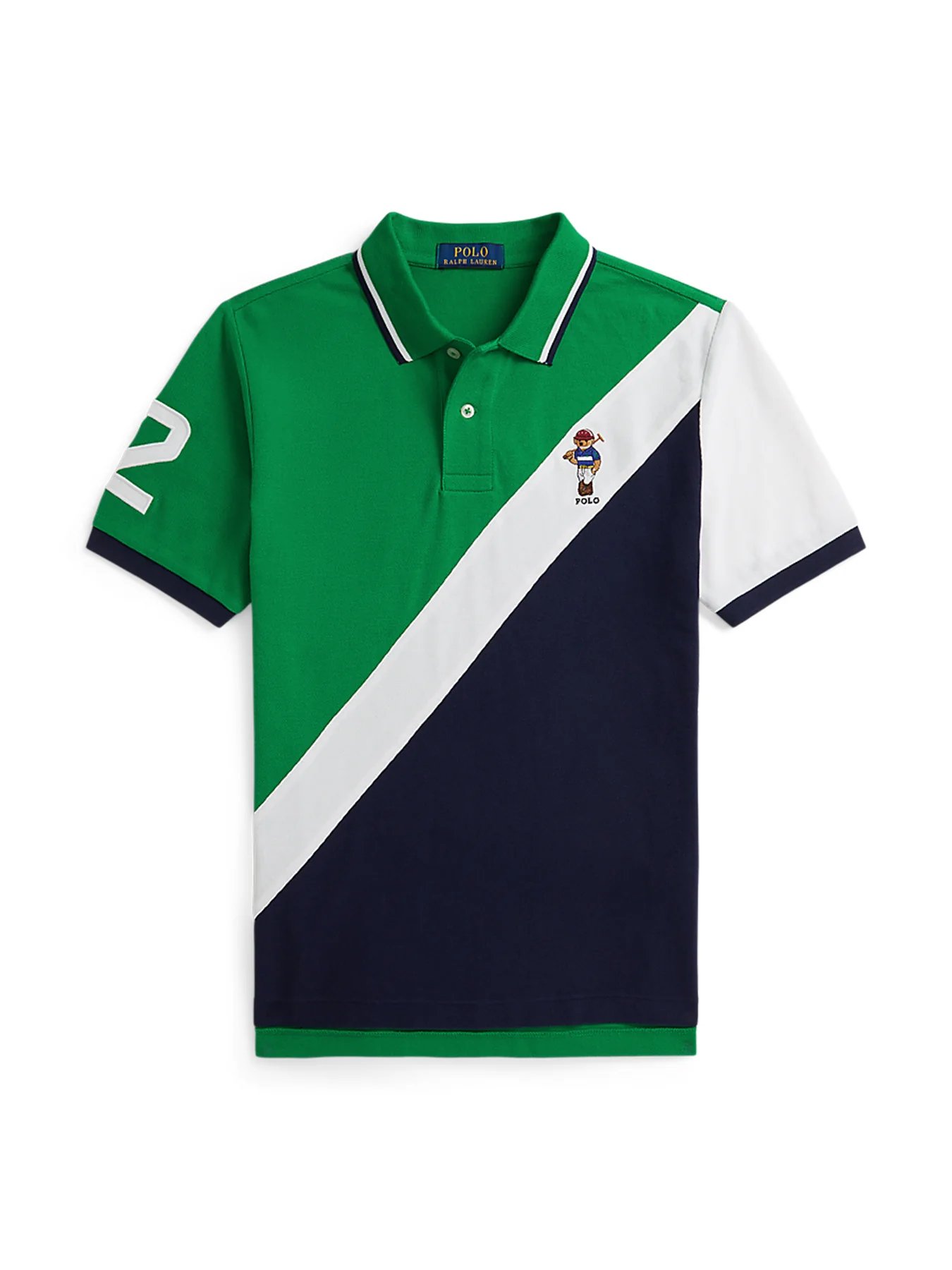 Kids’ Bear Cruise Knit Polo Shirt Multi - Image 4