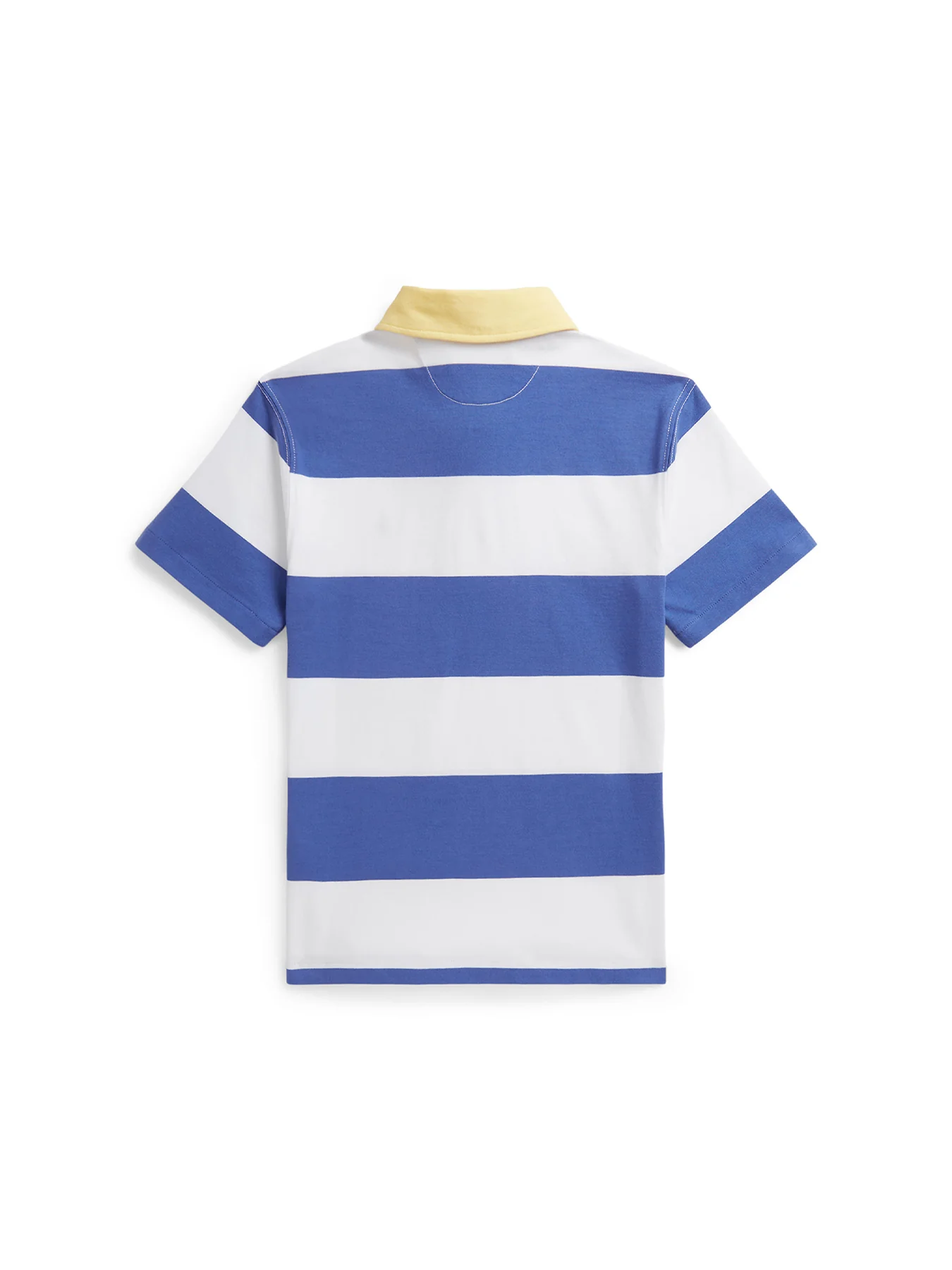 Kids' Knit Rugby Pullover White - Image 4