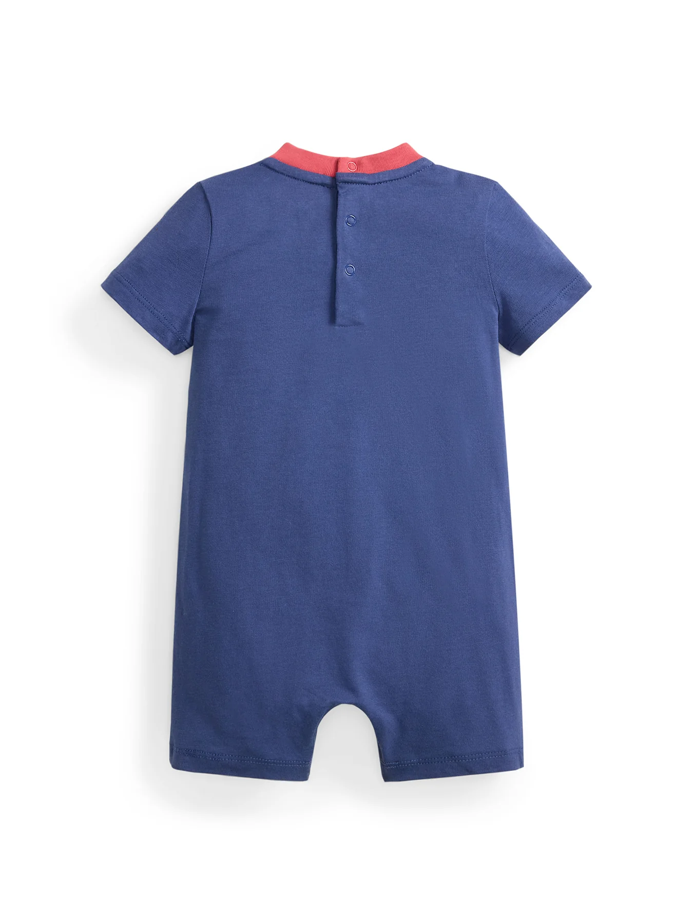 Baby Knit Shortall Navy - Image 2