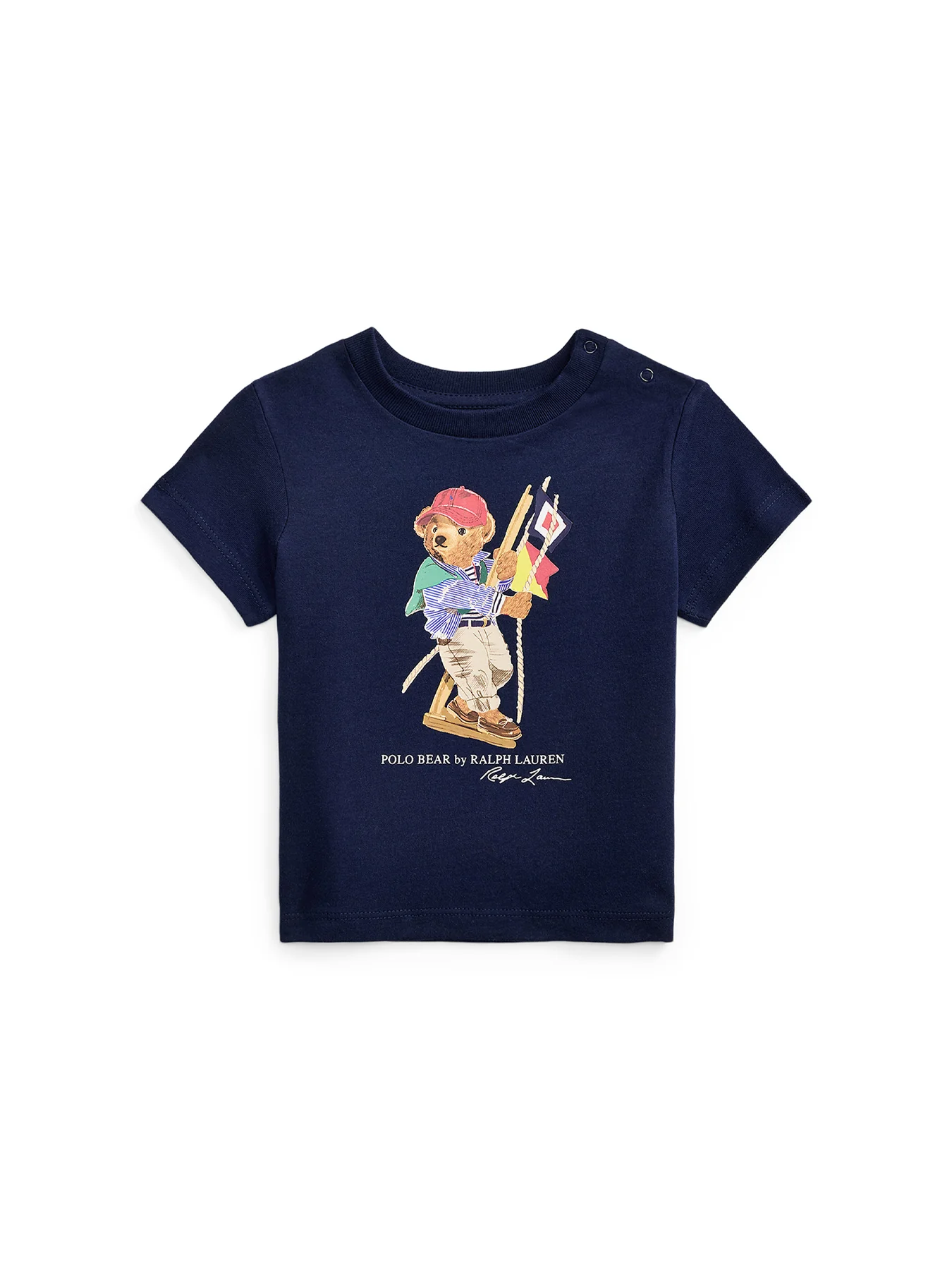 Baby Knit T-Shirt Navy