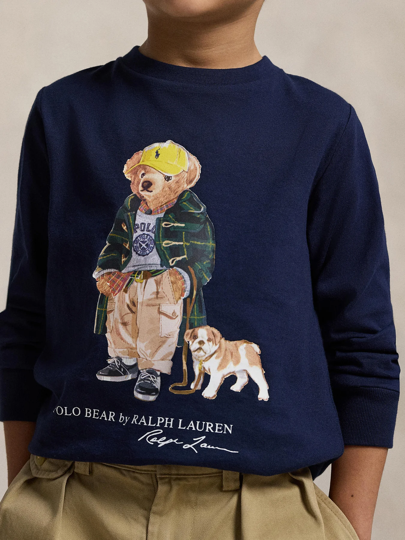 Kids’ Bear Knit Cotton T-Shirt Multi - Image 8