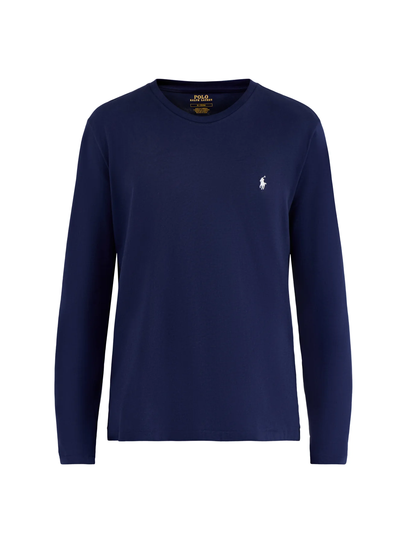 Long Sleeve Crew Sleep Top Navy