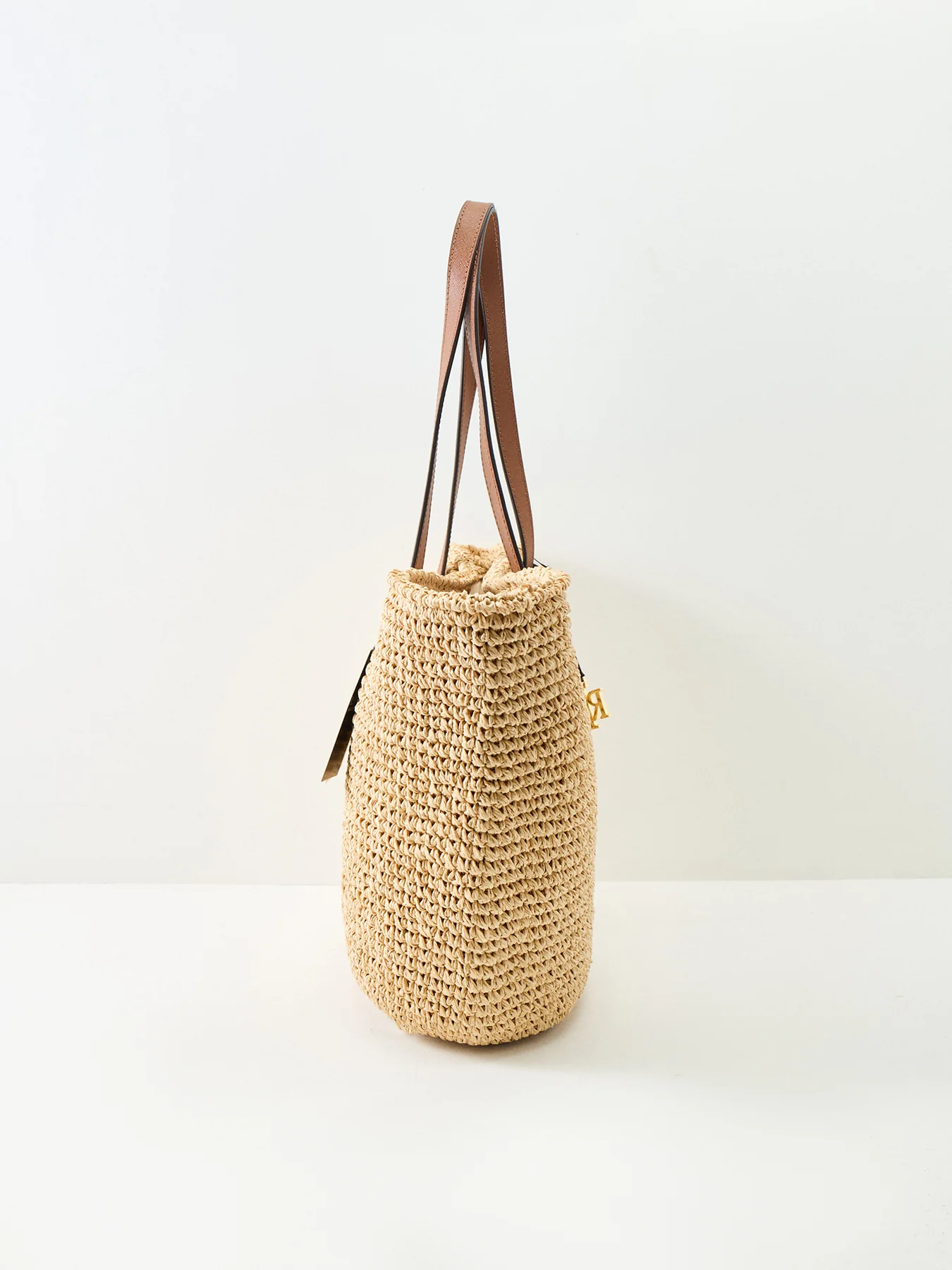 Lainey Large Tote Bag Beige - Image 4