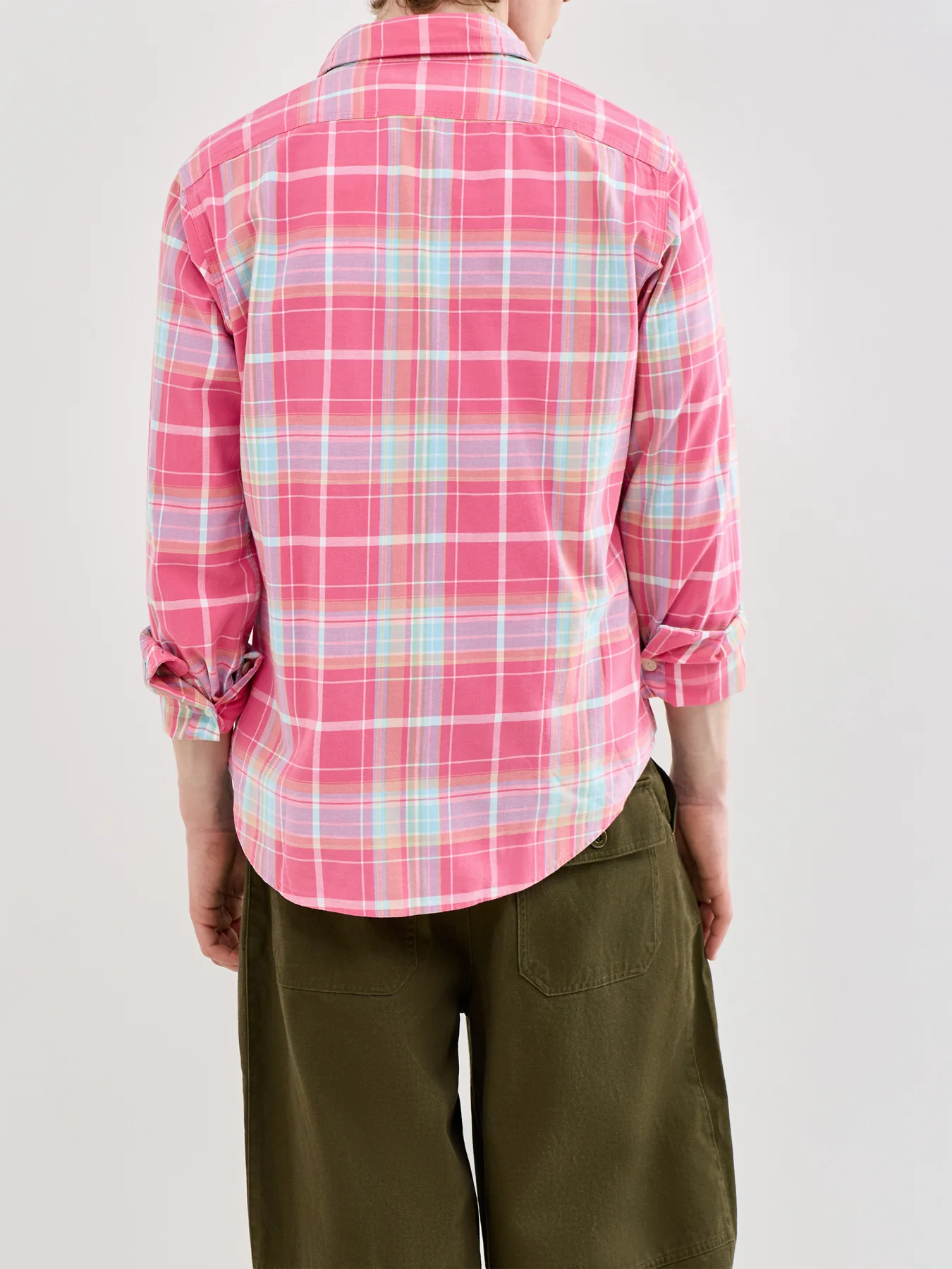Lightweight Check Shirt Pink - Image 5
