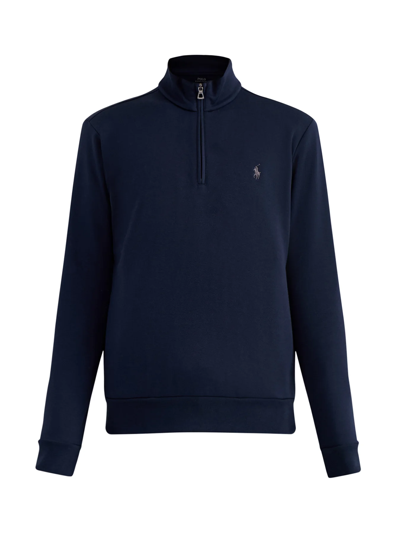 Lightweight Double Knit Quarter Zip Navy