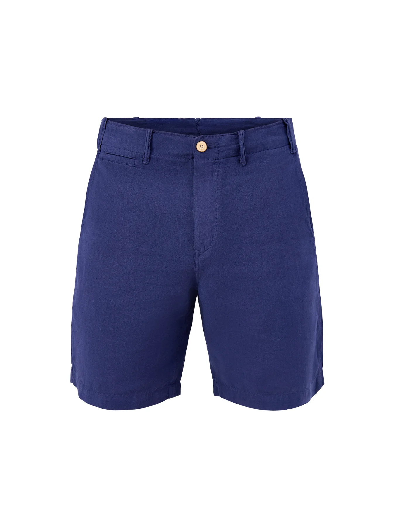 Linen Cotton Shorts Navy