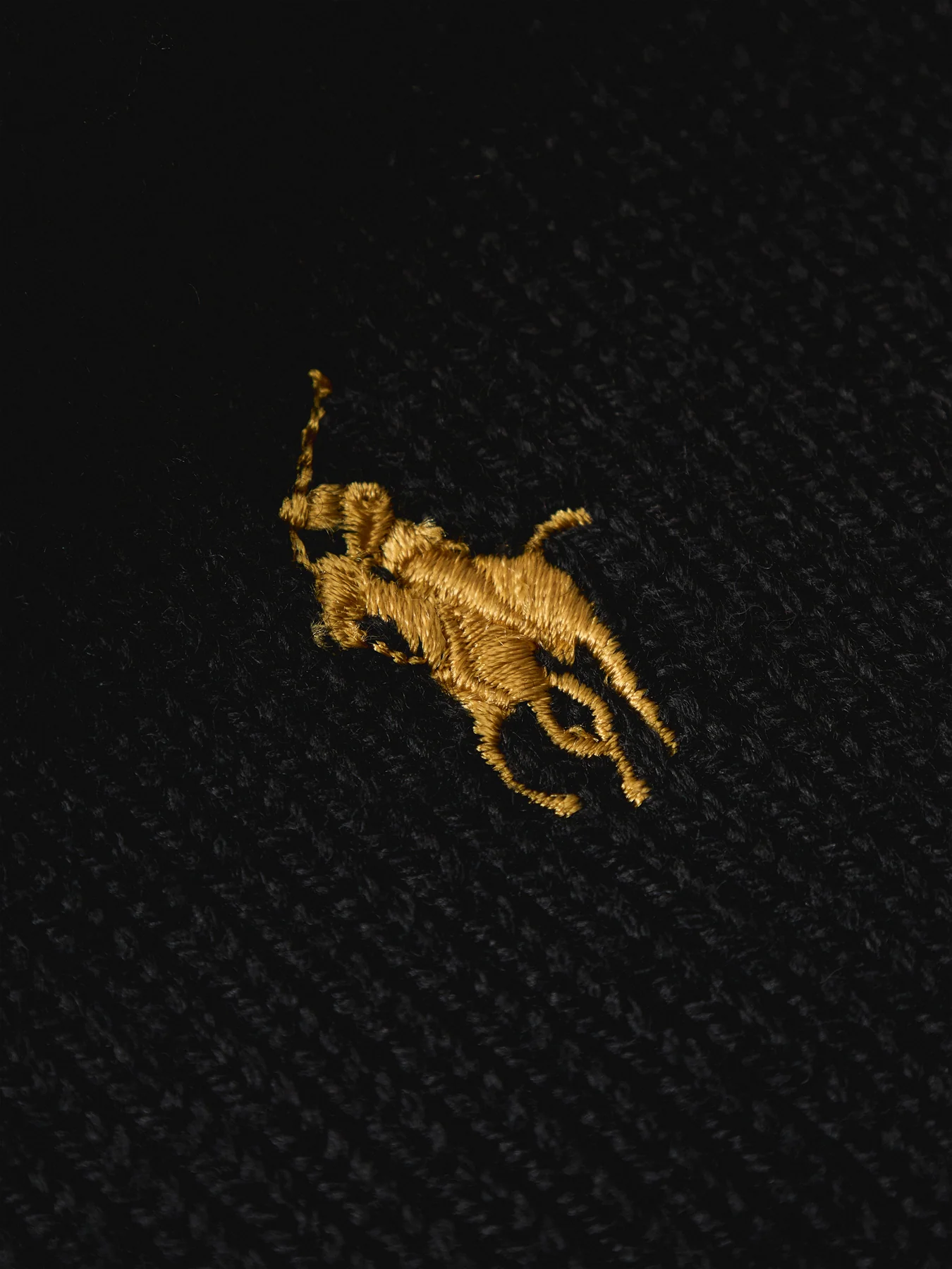 Merino Wool Scarf Black - Image 3