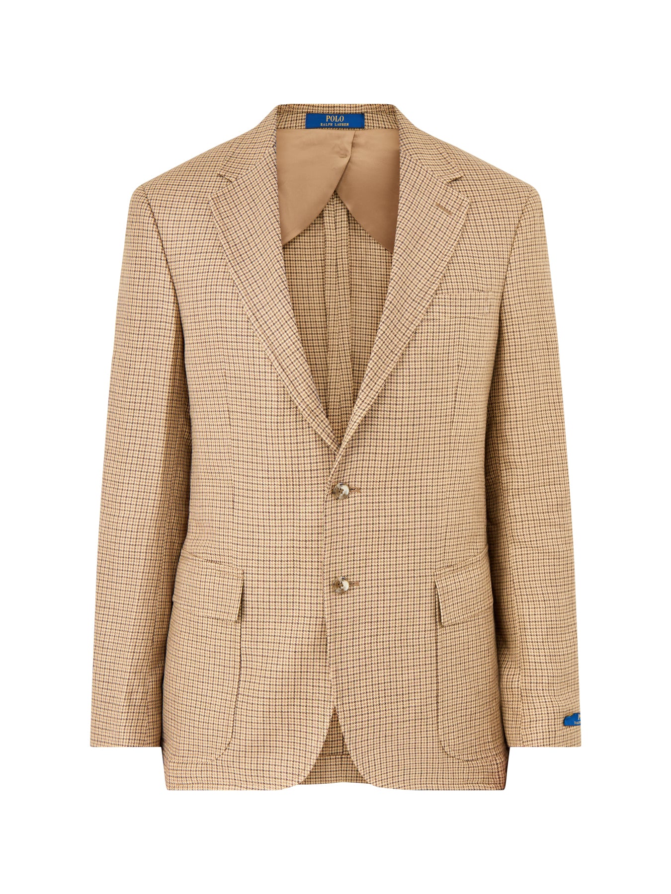 Guncheck Linen Blazer Beige