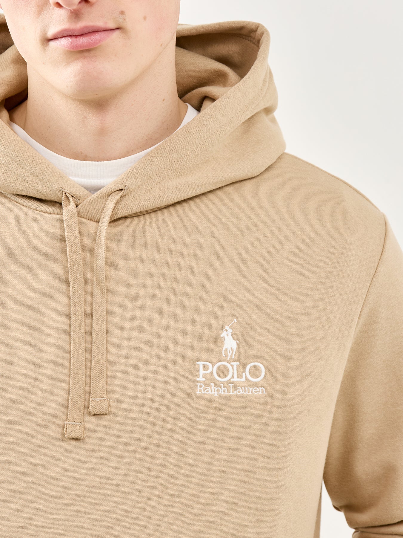Logo Pullover Hoodie Khaki - Image 3