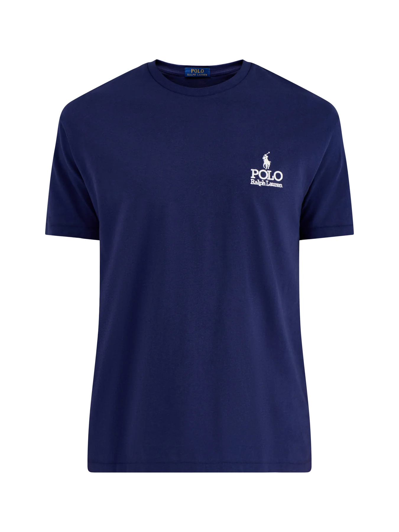Logo Cotton T-Shirt Navy