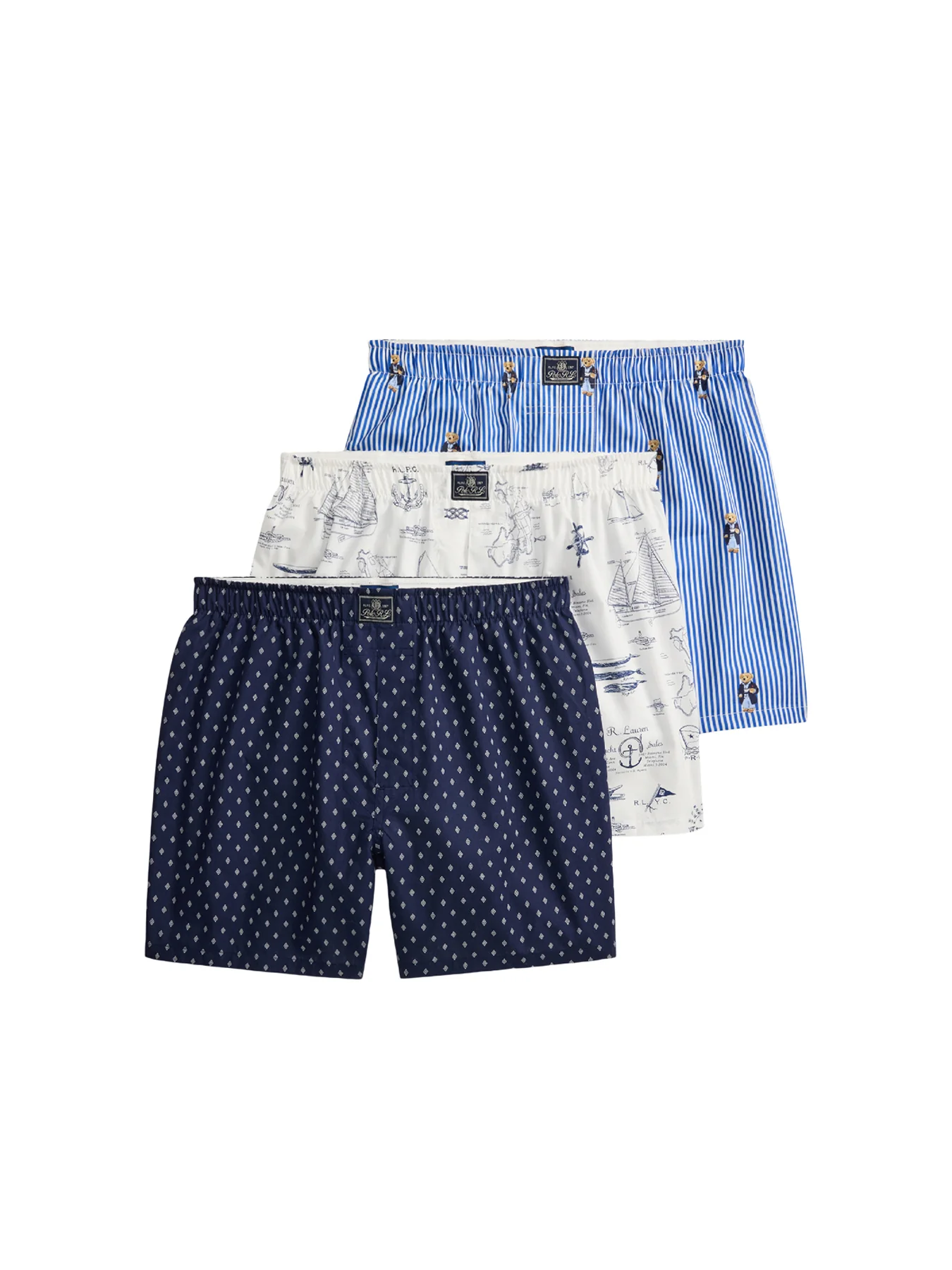 3 Pack Woven Boxers Multi
