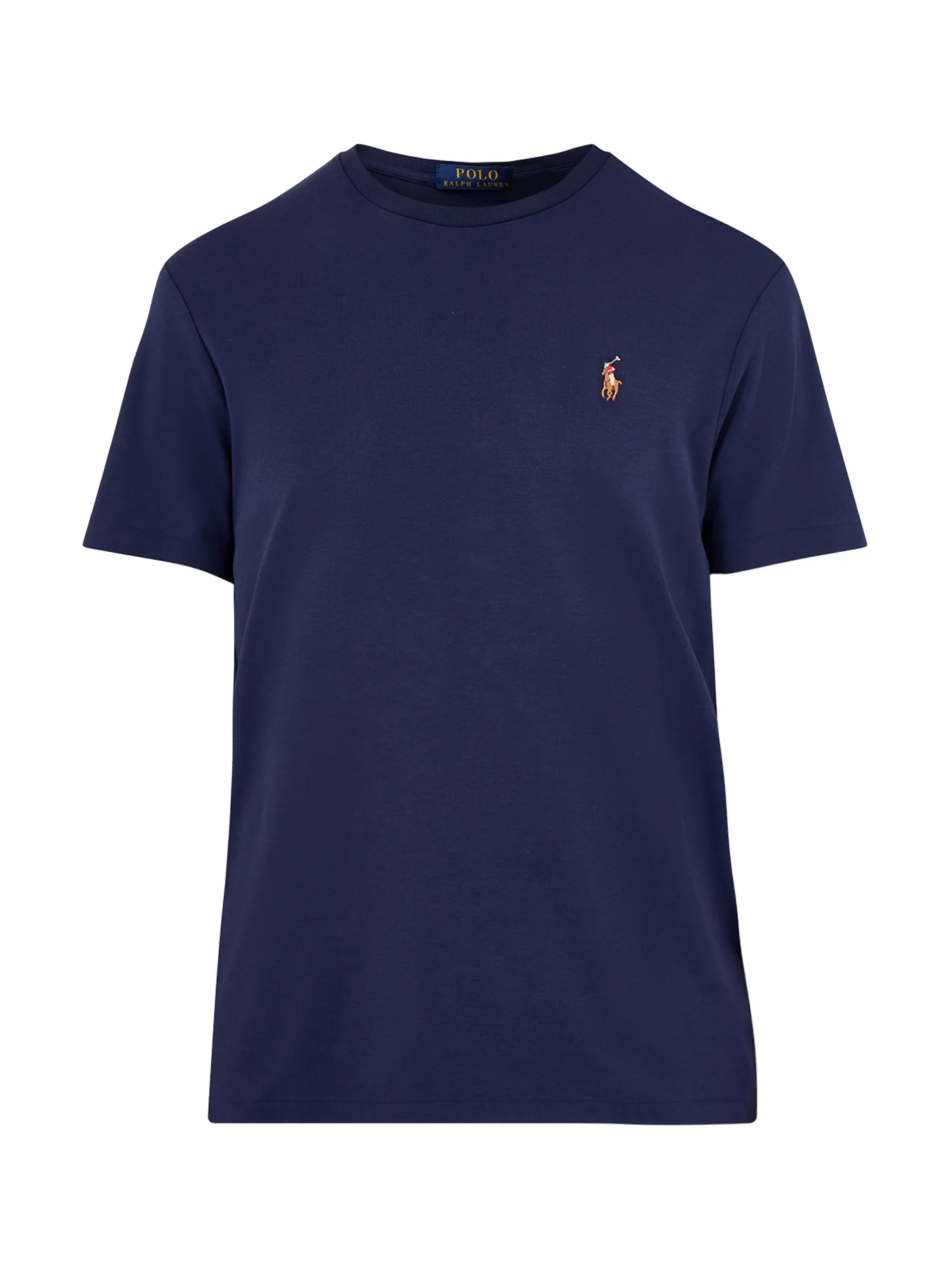 Pima Cotton Short Sleeve T-Shirt French Navy