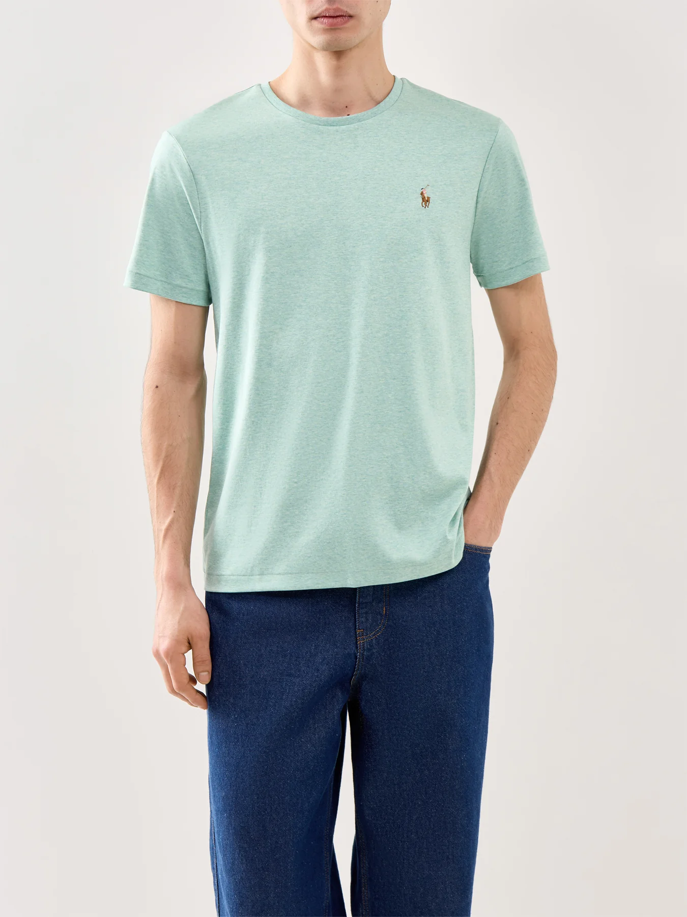 Pima Soft Touch T-Shirt Green - Image 4
