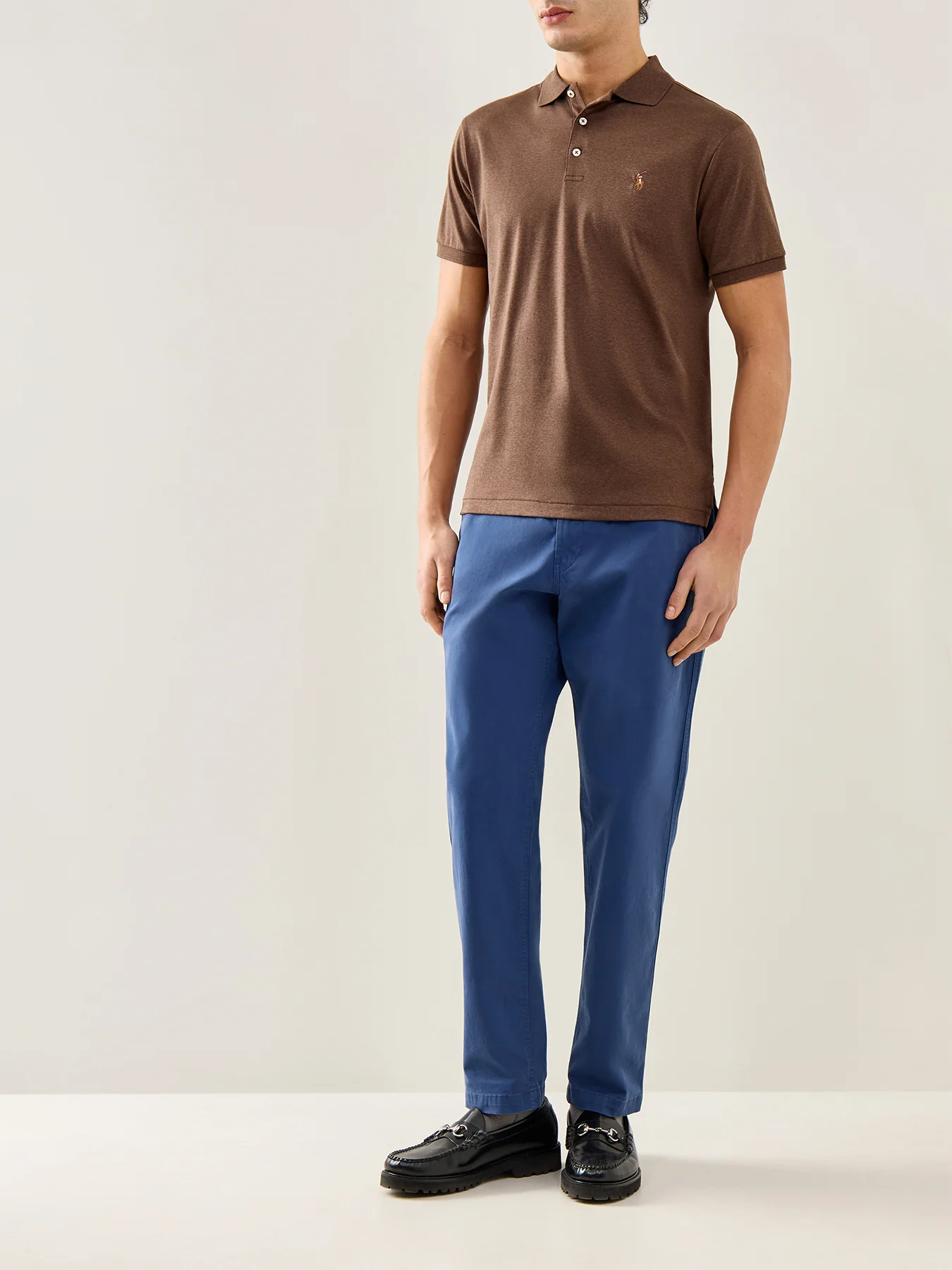 Prepster Drawstring Chinos Blue - Image 2