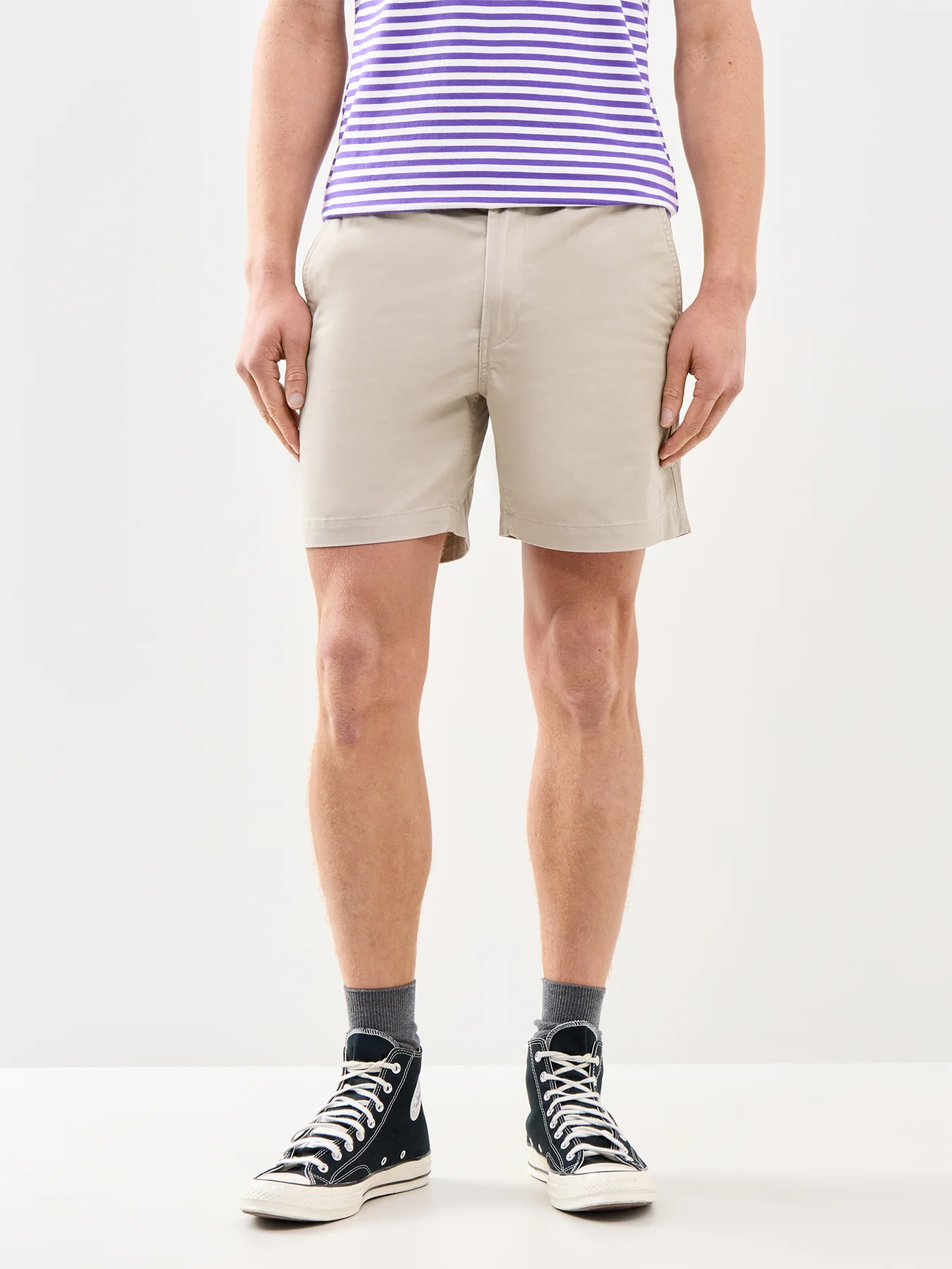 Prepster Shorts Beige - Image 4