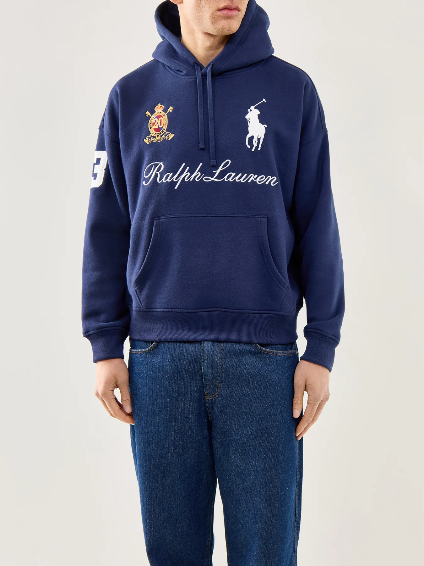 Pullover 20Y Hoodie Navy - Image 4