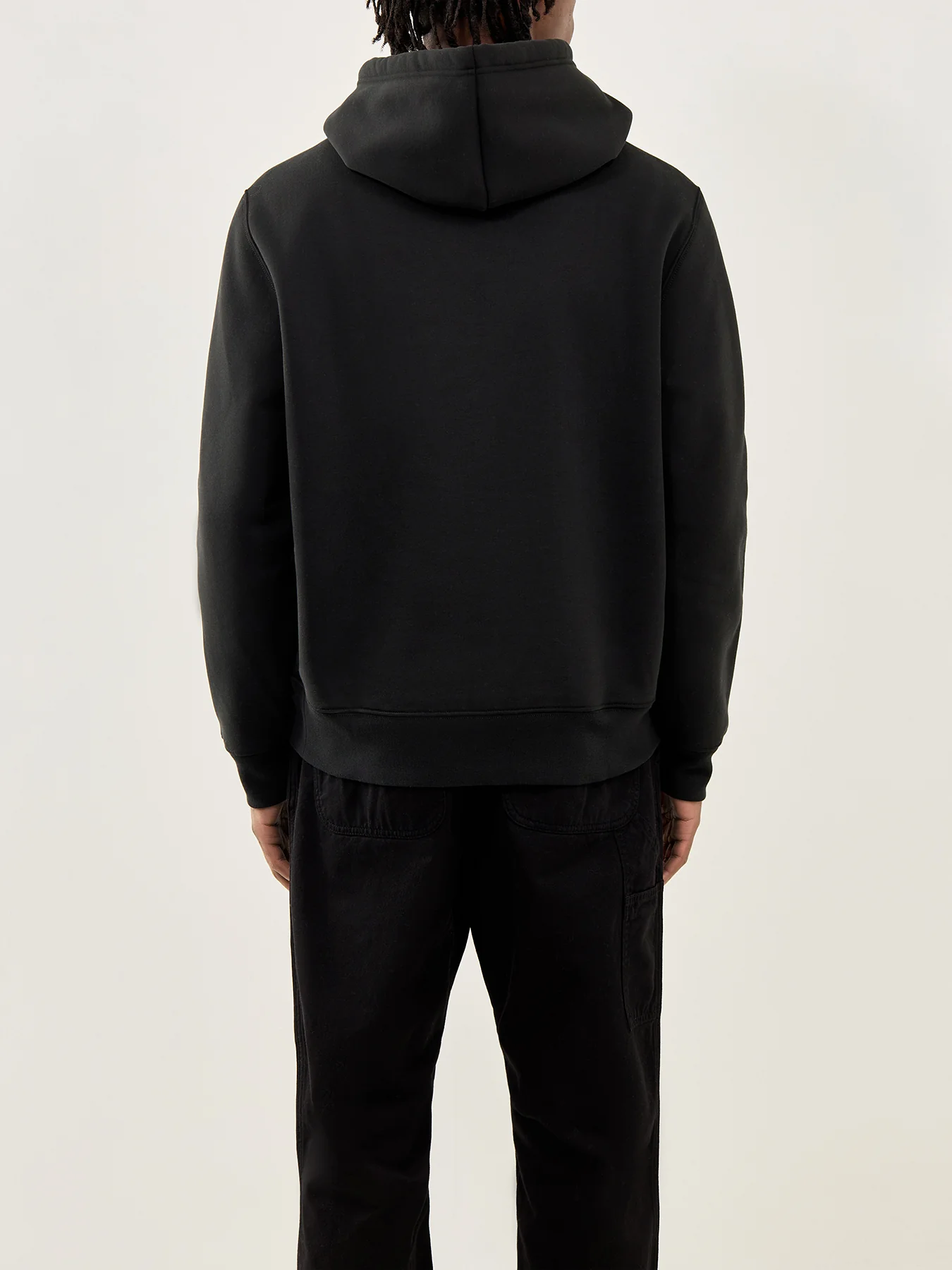 Gold Logo Hoodie Black - Image 5