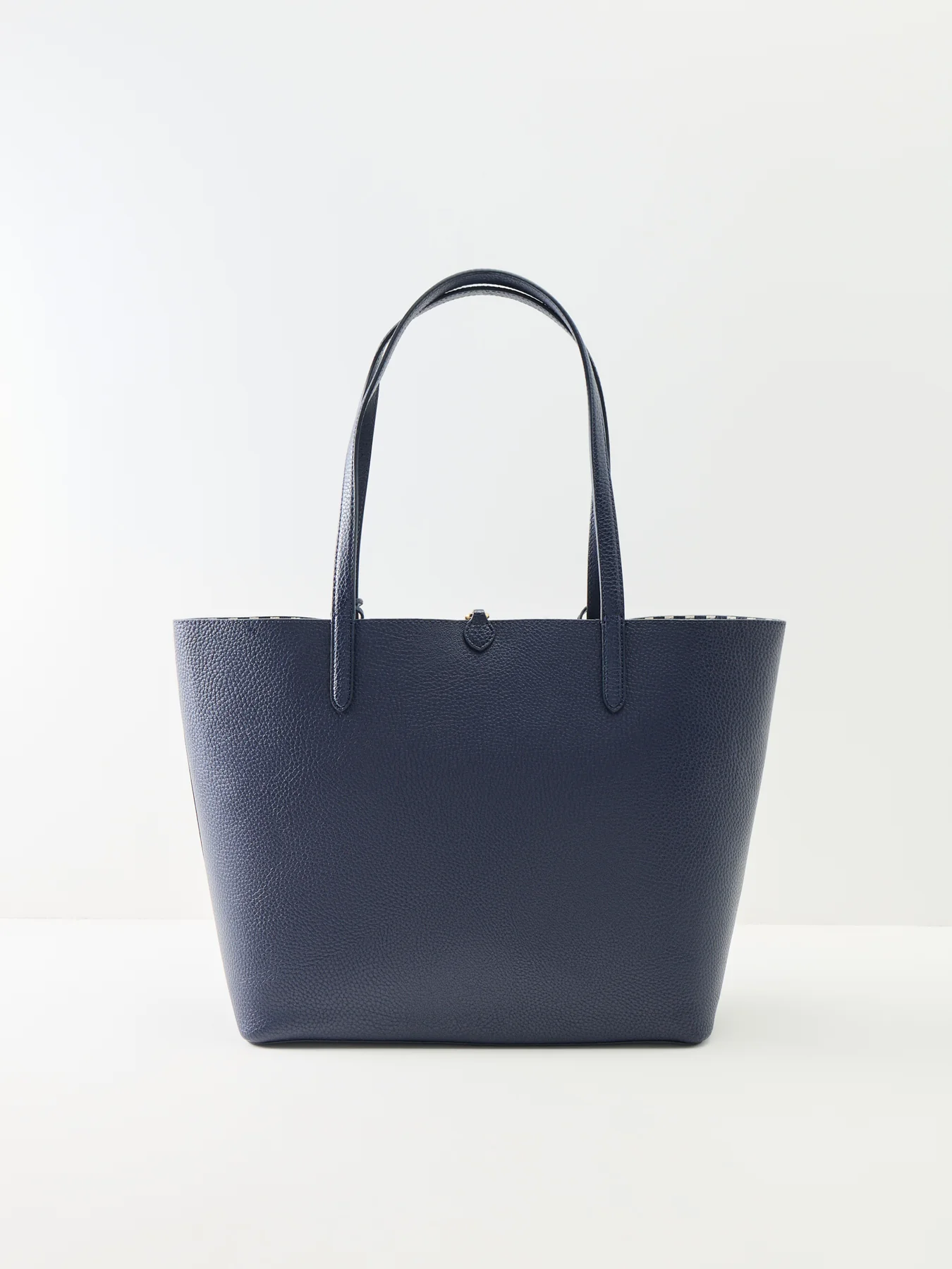 Reversible Medium Tote Bag Navy - Image 4