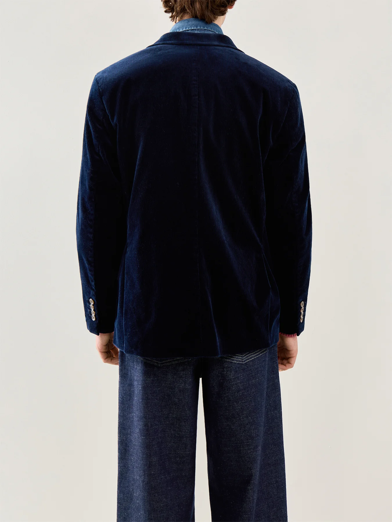 Single Brest Cord Blazer - Image 5