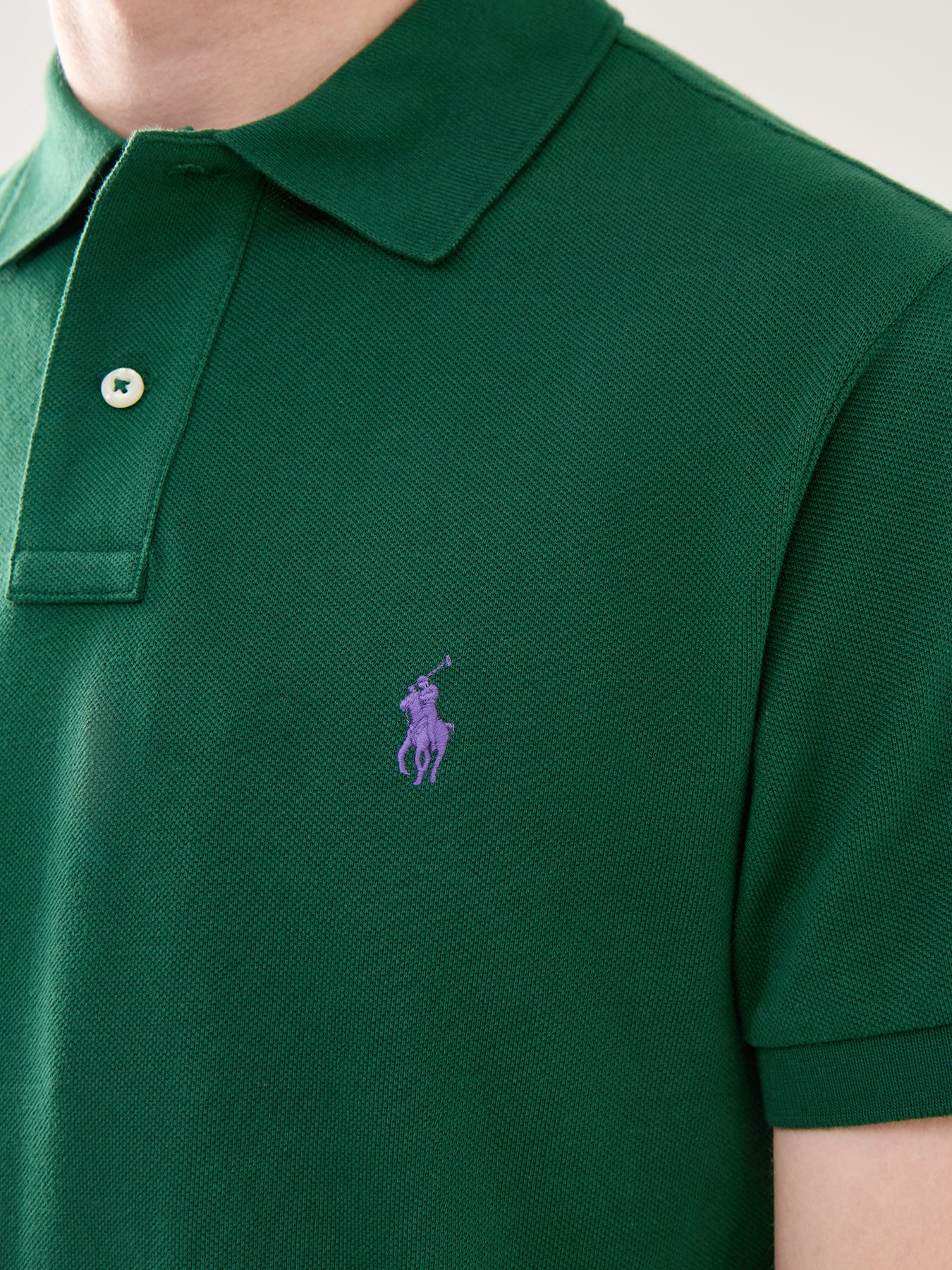 Slim Fit Polo Top - Image 3