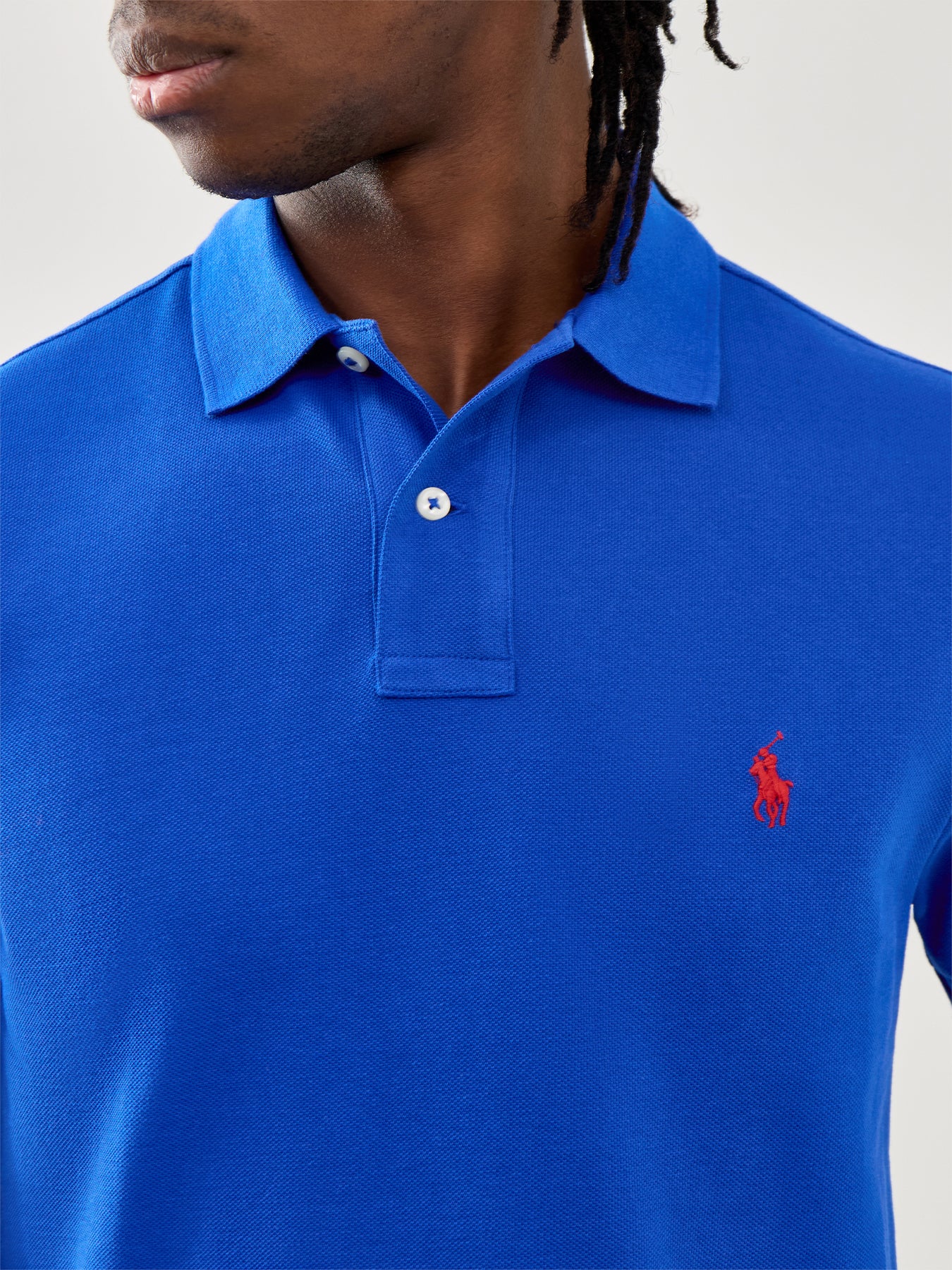 Slim Fit Polo Top Sapphire Star - Image 3