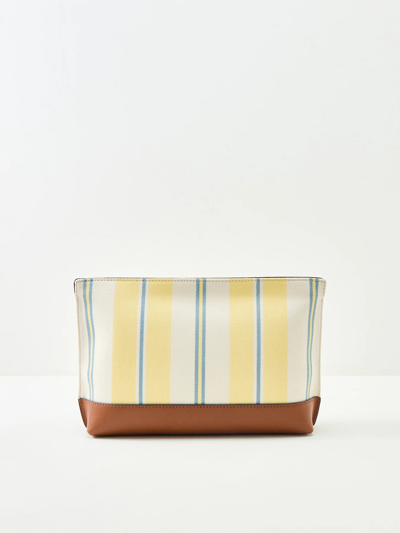 Top Zip Large Pouch Yellow - Image 3