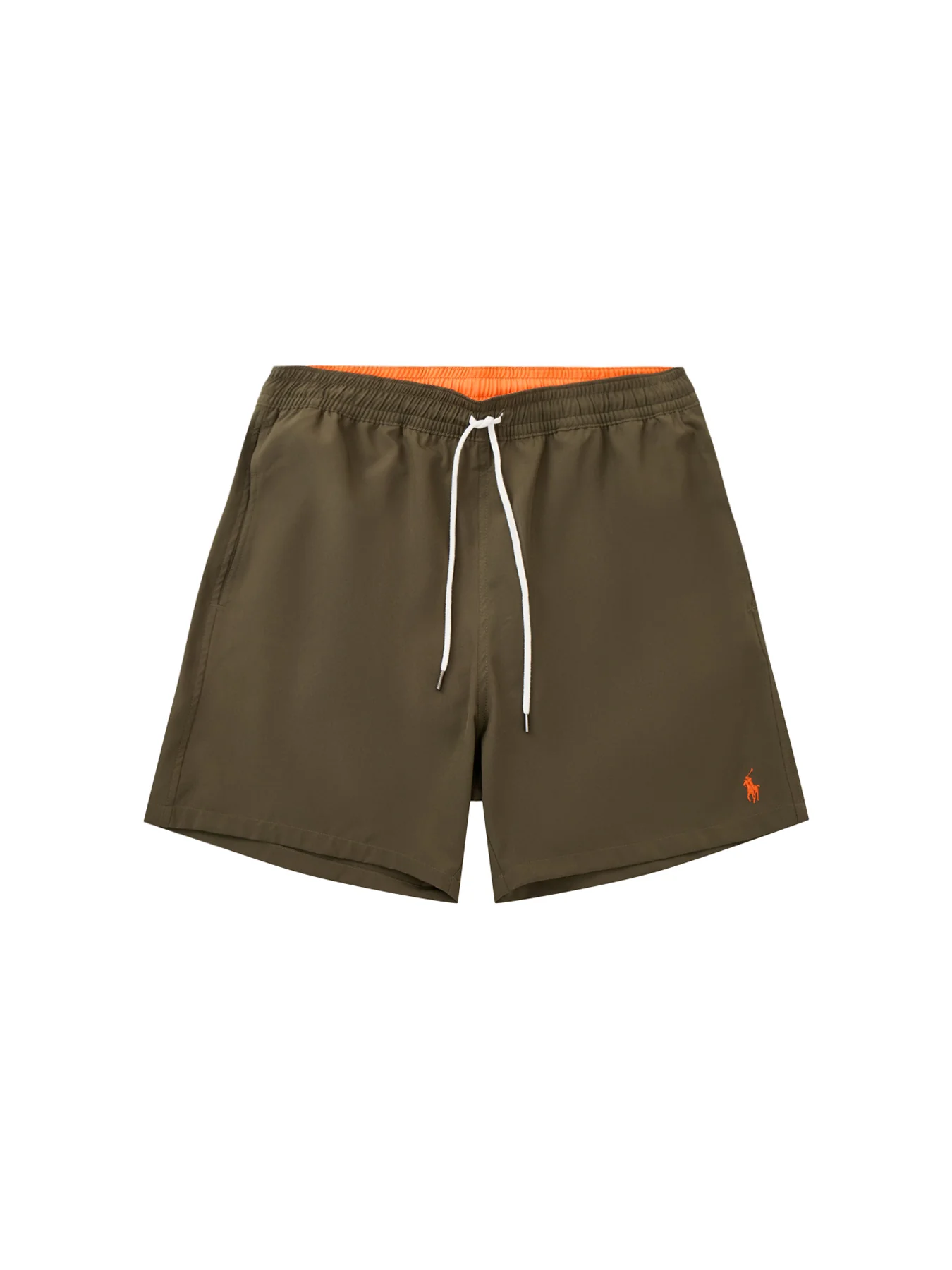 Traveler Mid Length Swim Shorts Olive