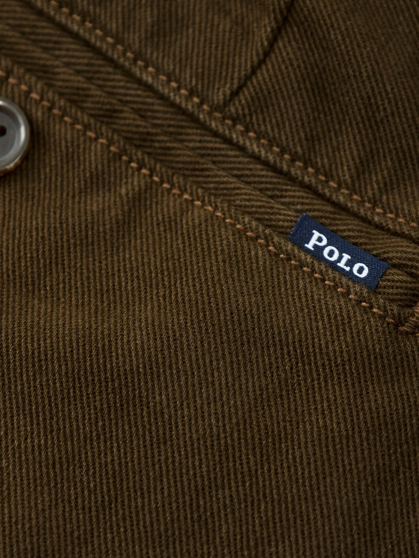 Winterised Twill Chinos Brown - Image 3