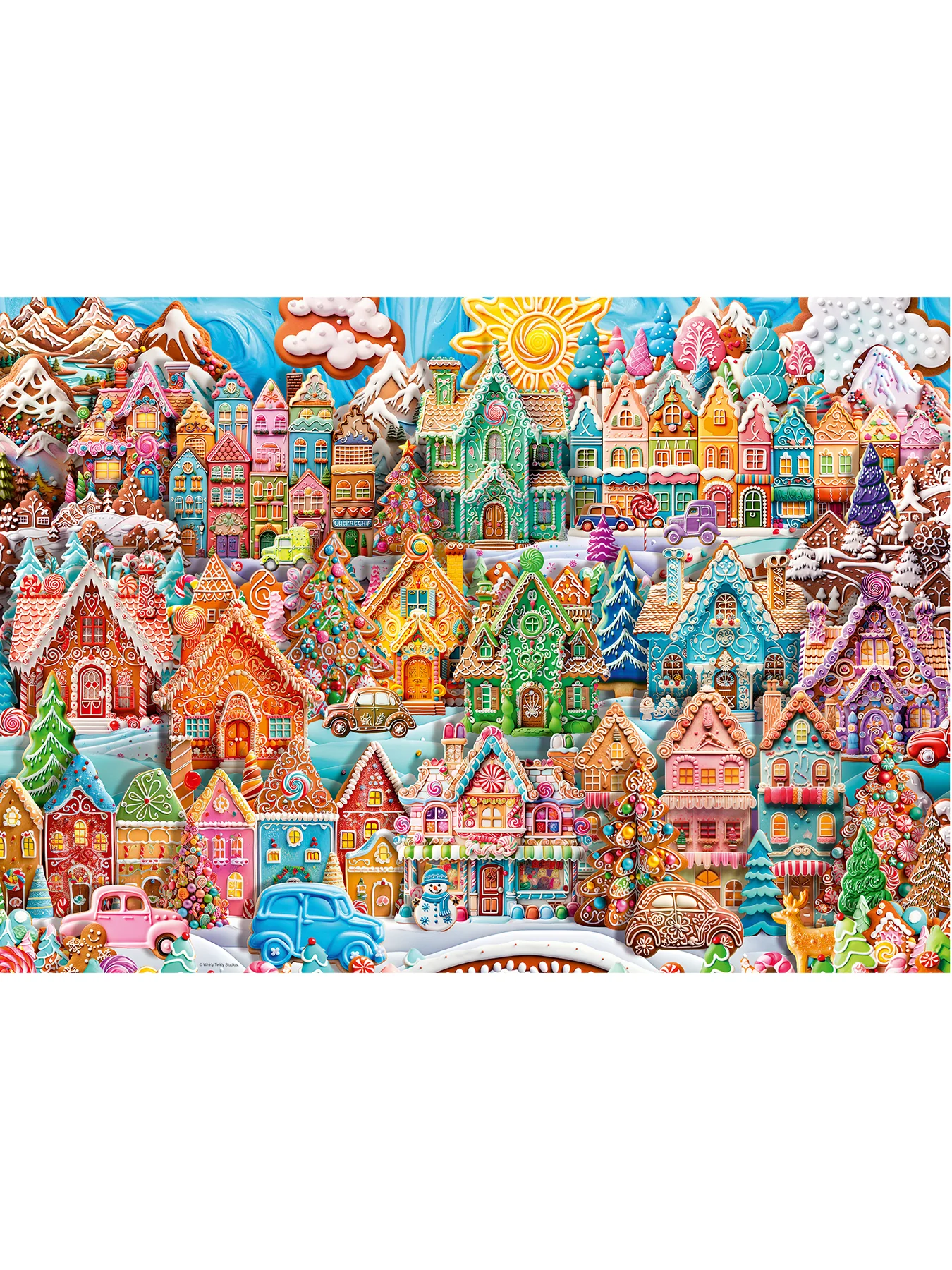 Christmas Cookie Village 1000pc - Image 2