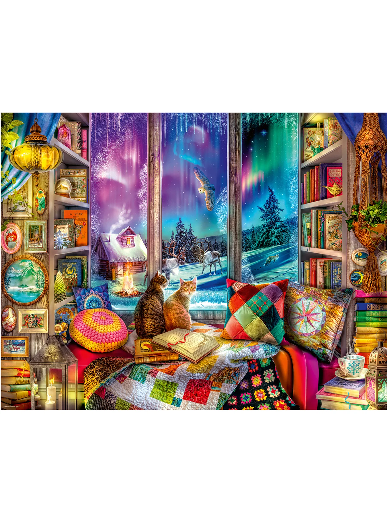 Winter Reading Nook 1000pc - Image 2