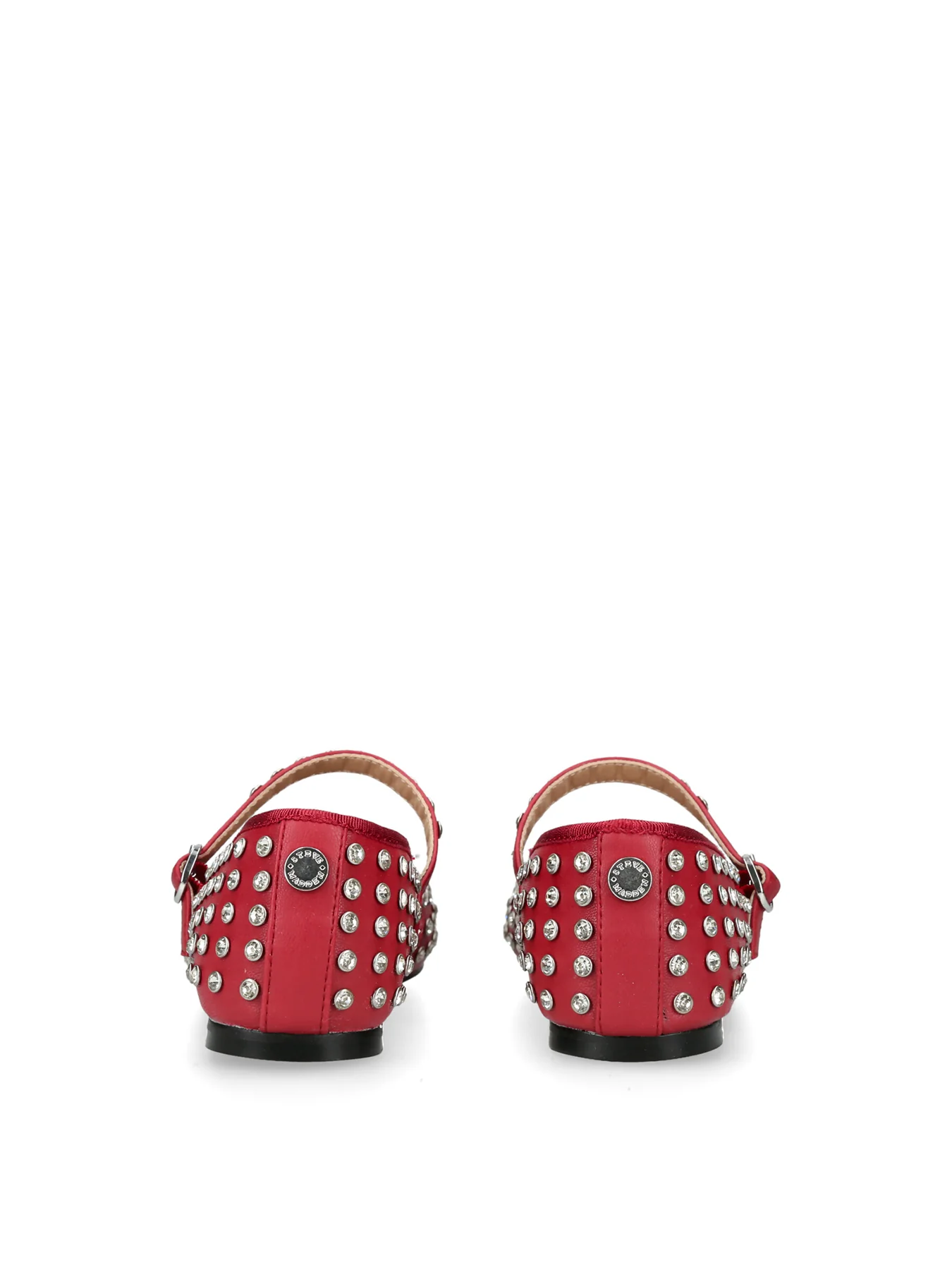 Vinetta Ballerina Flats Red - Image 3
