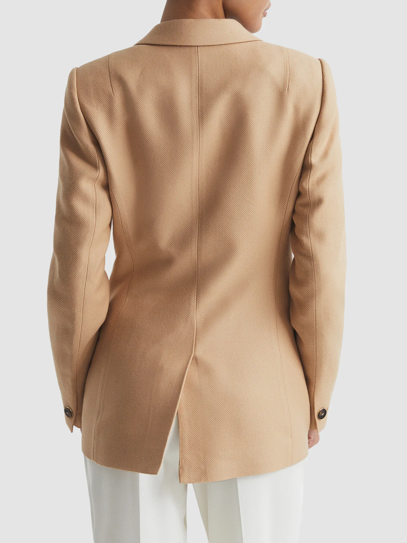 Larsson Double Breasted Twill Blazer - Image 2