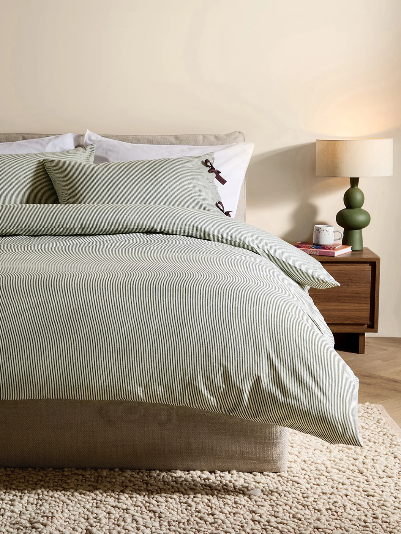 Ansel Duvet Set Green