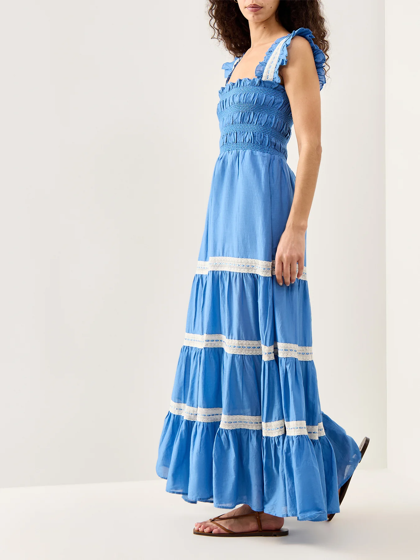 Aubrie Dress Blue - Image 4