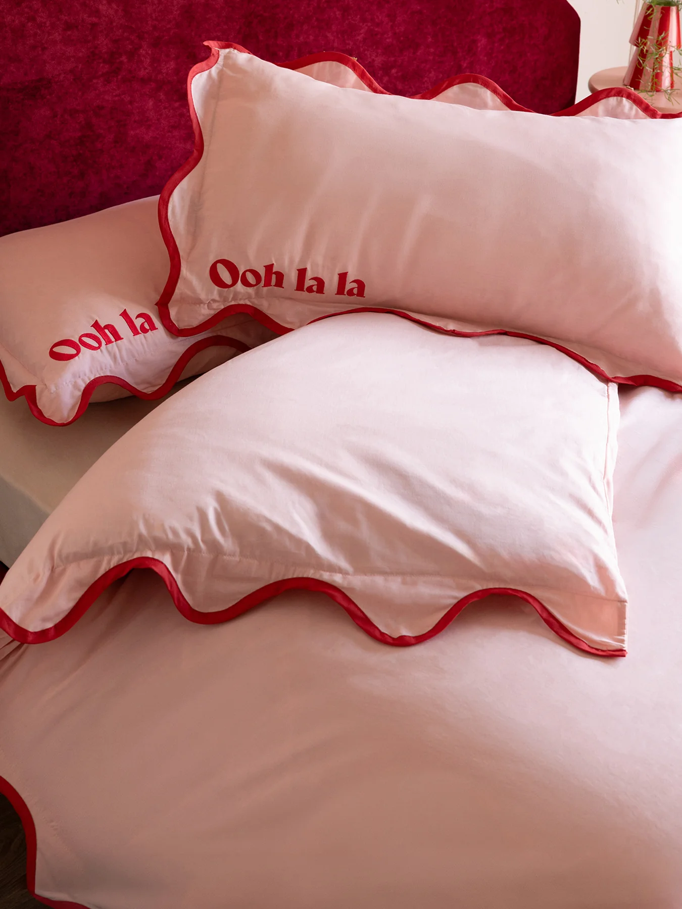 Ooh La La Double Duvet Set Pink - Image 2