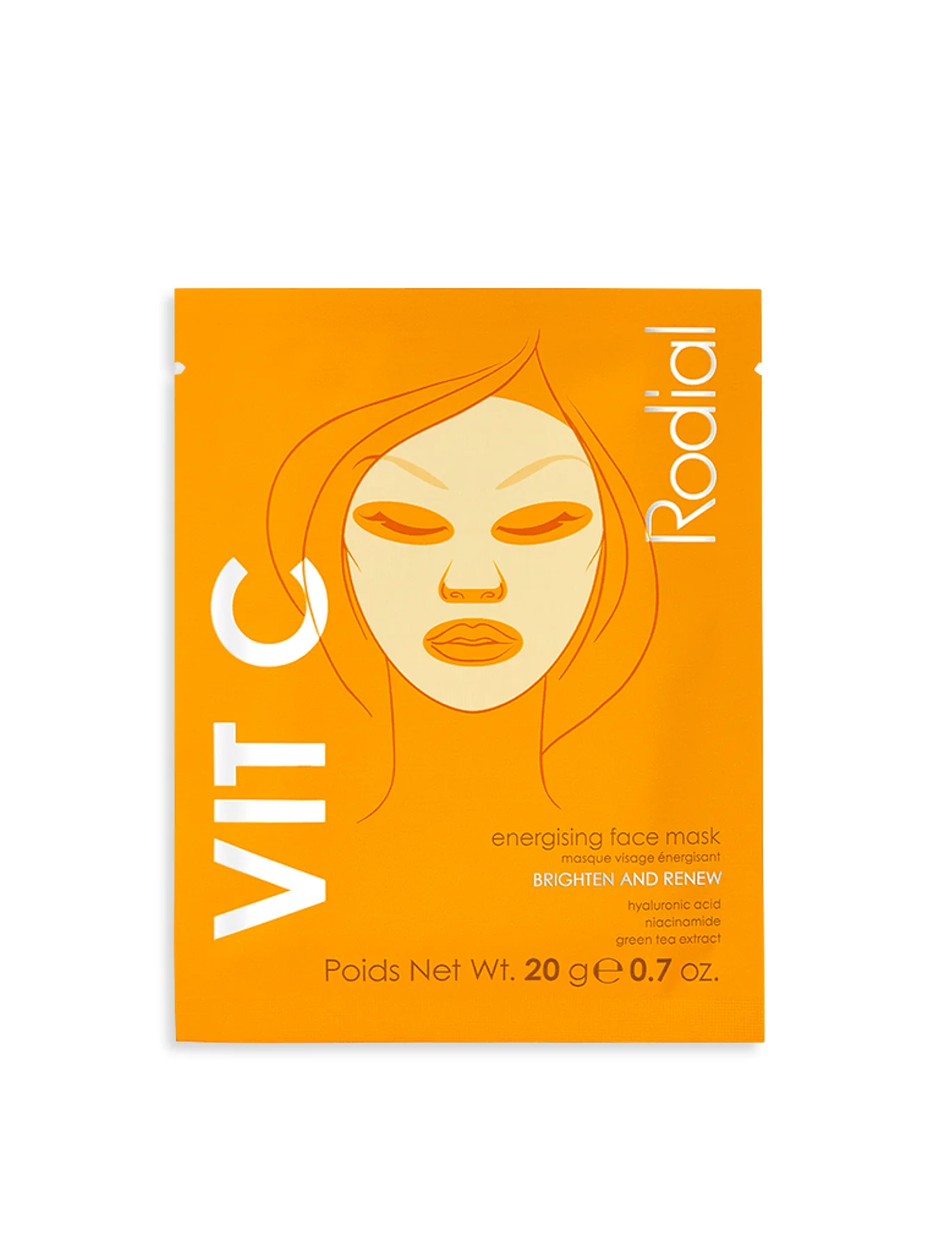 Vit C Cellulose Sheet Mask Single