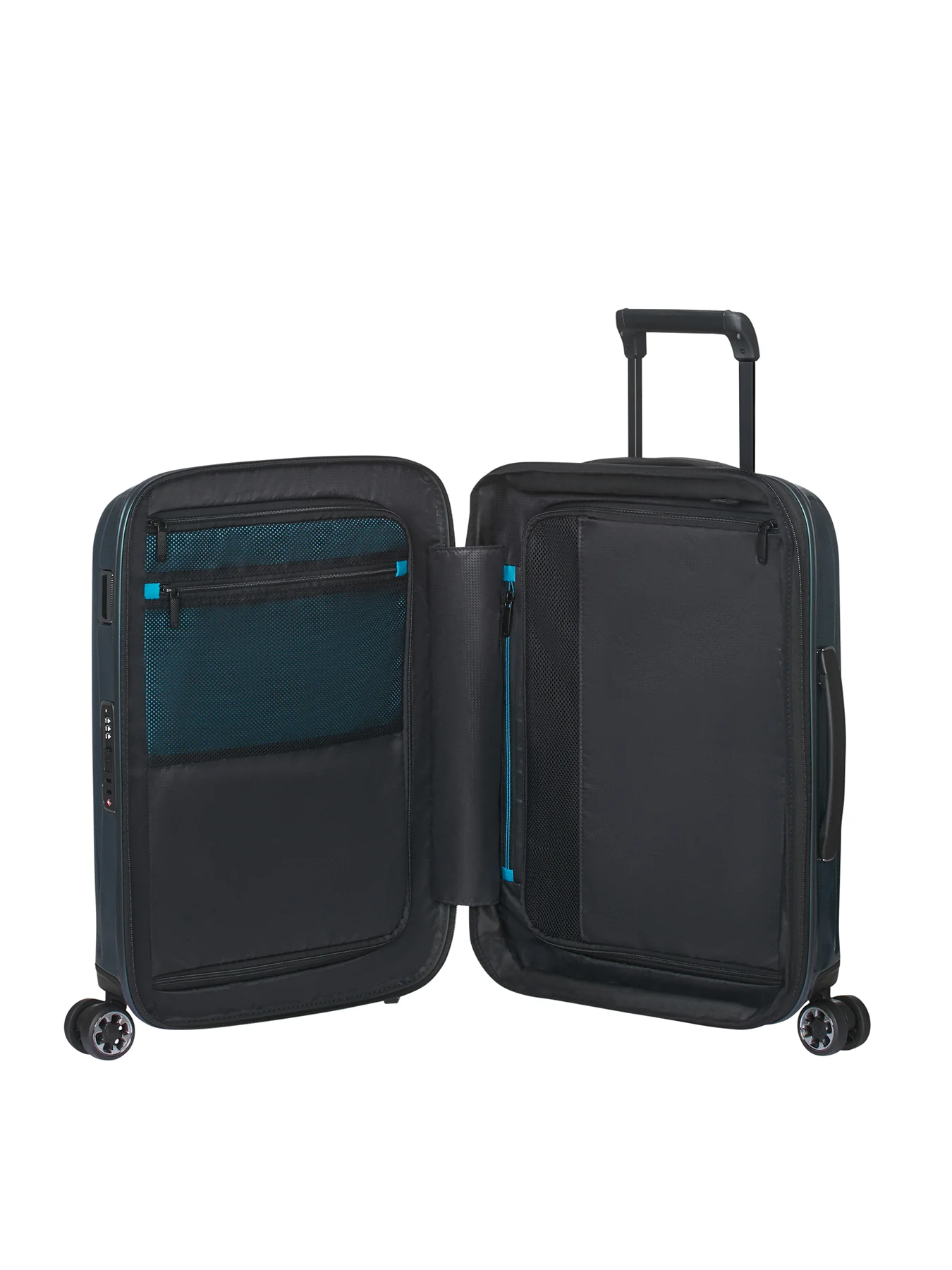 Nexis Cabin Luggage Suitcase 55cm Blue - Image 3