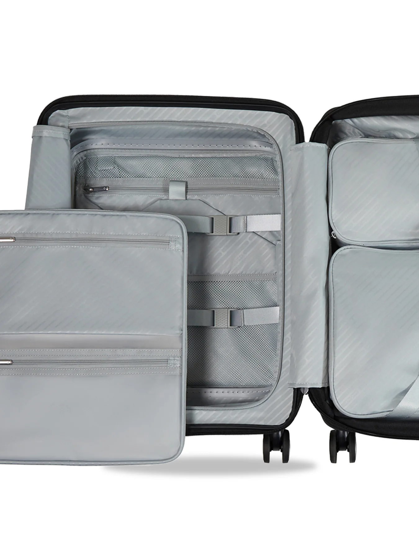 Paralux Expandable Cabin Spinner Suitcase 55cm Black - Image 2