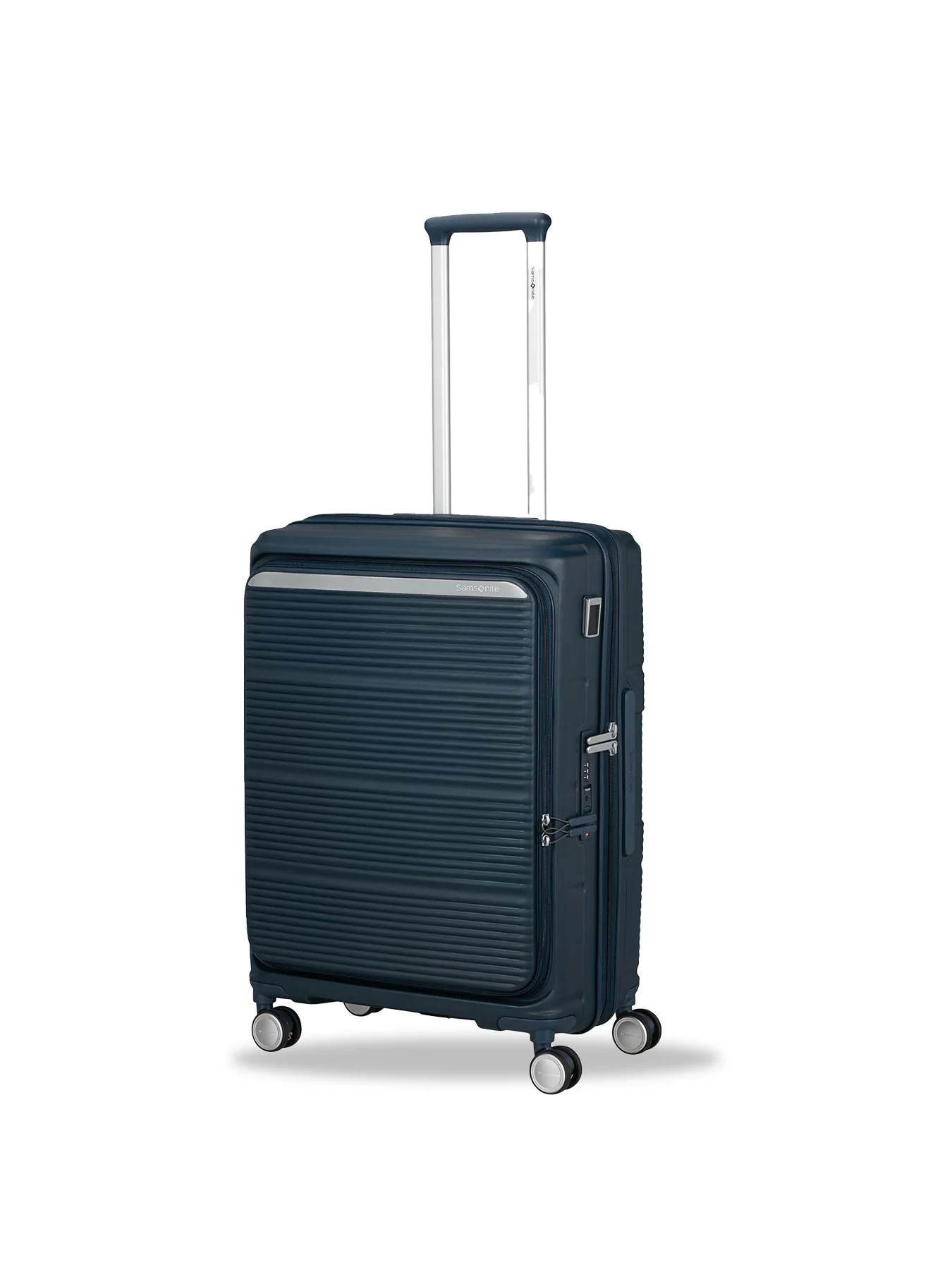 Paralux Expandable Medium Suitcase Midnight Navy 67cm - Image 3