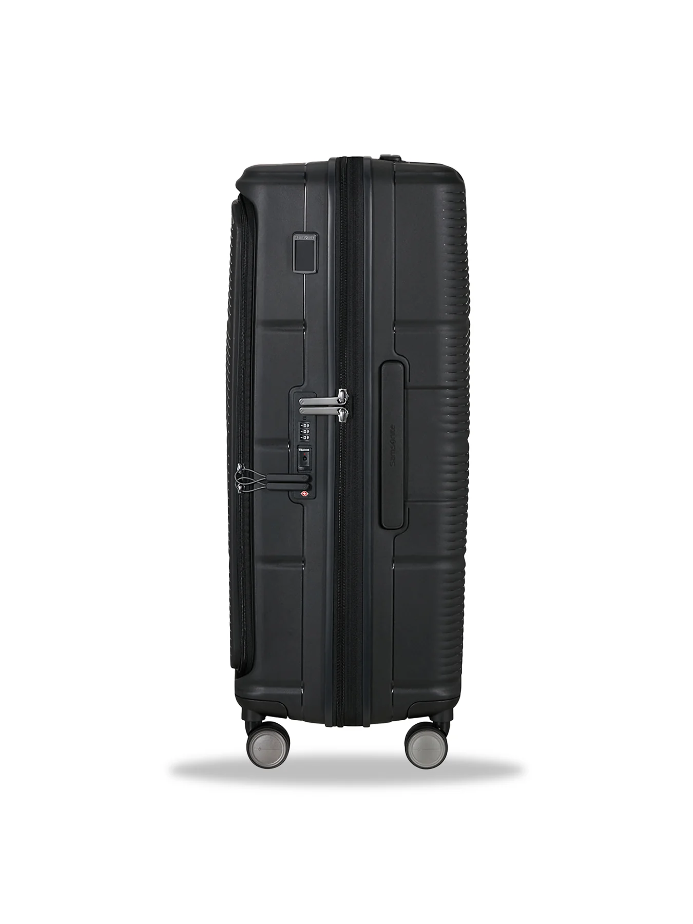 Paralux Expandable Large Suitcase Black - Image 4