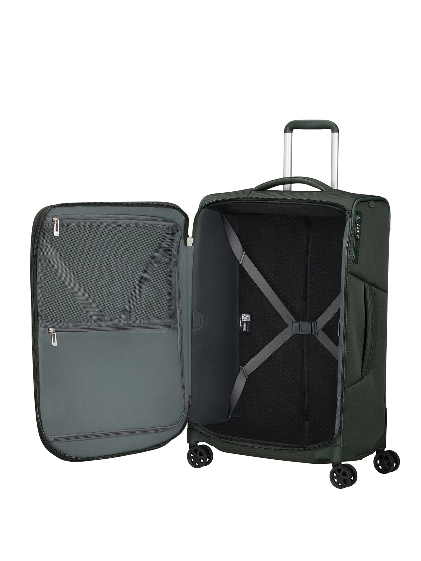 Respark Medium Suitcase Green - Image 3