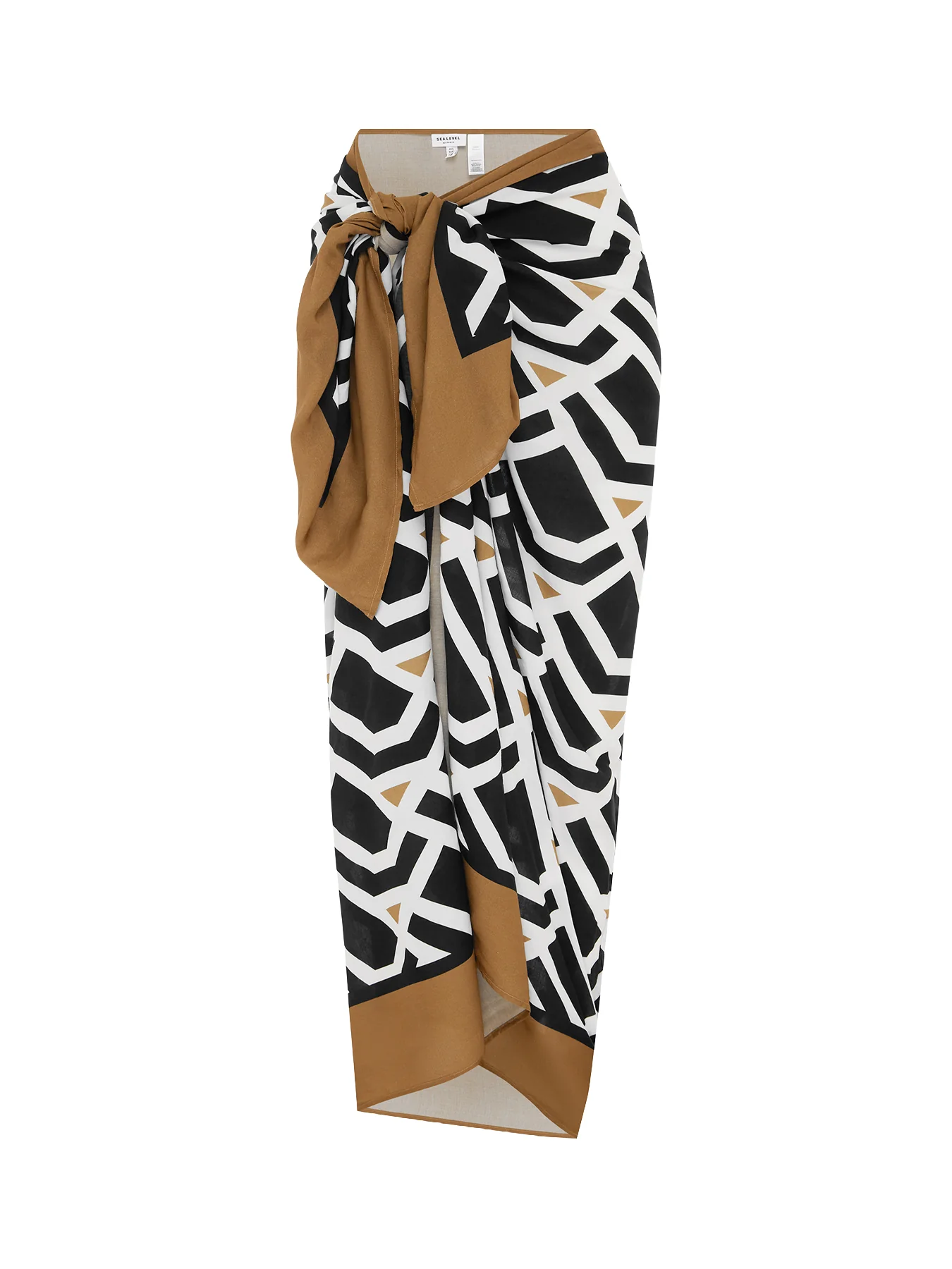 Costa Long Sarong Black