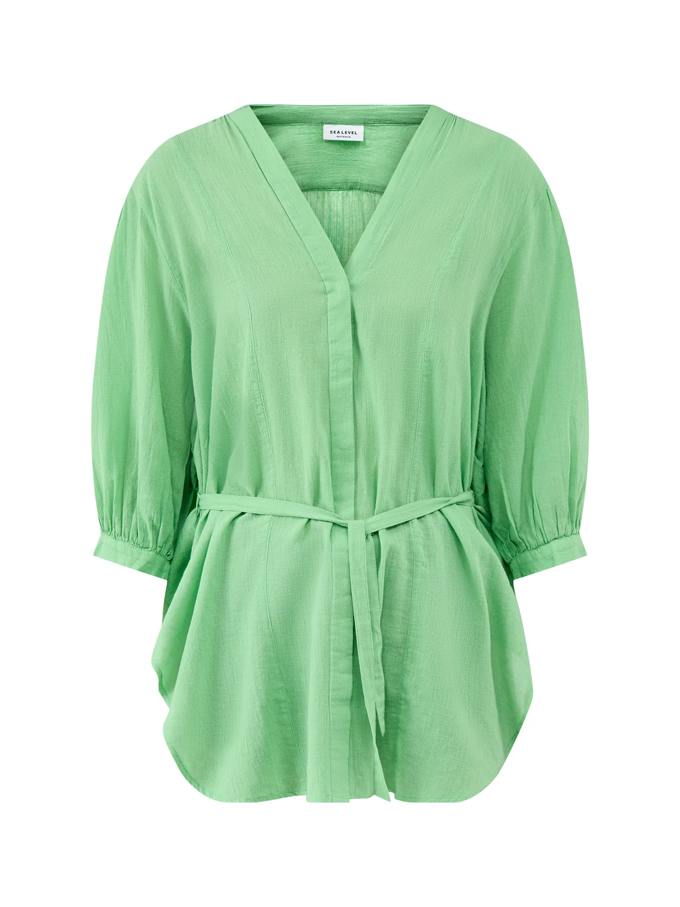 Boho Beach Shirt Green