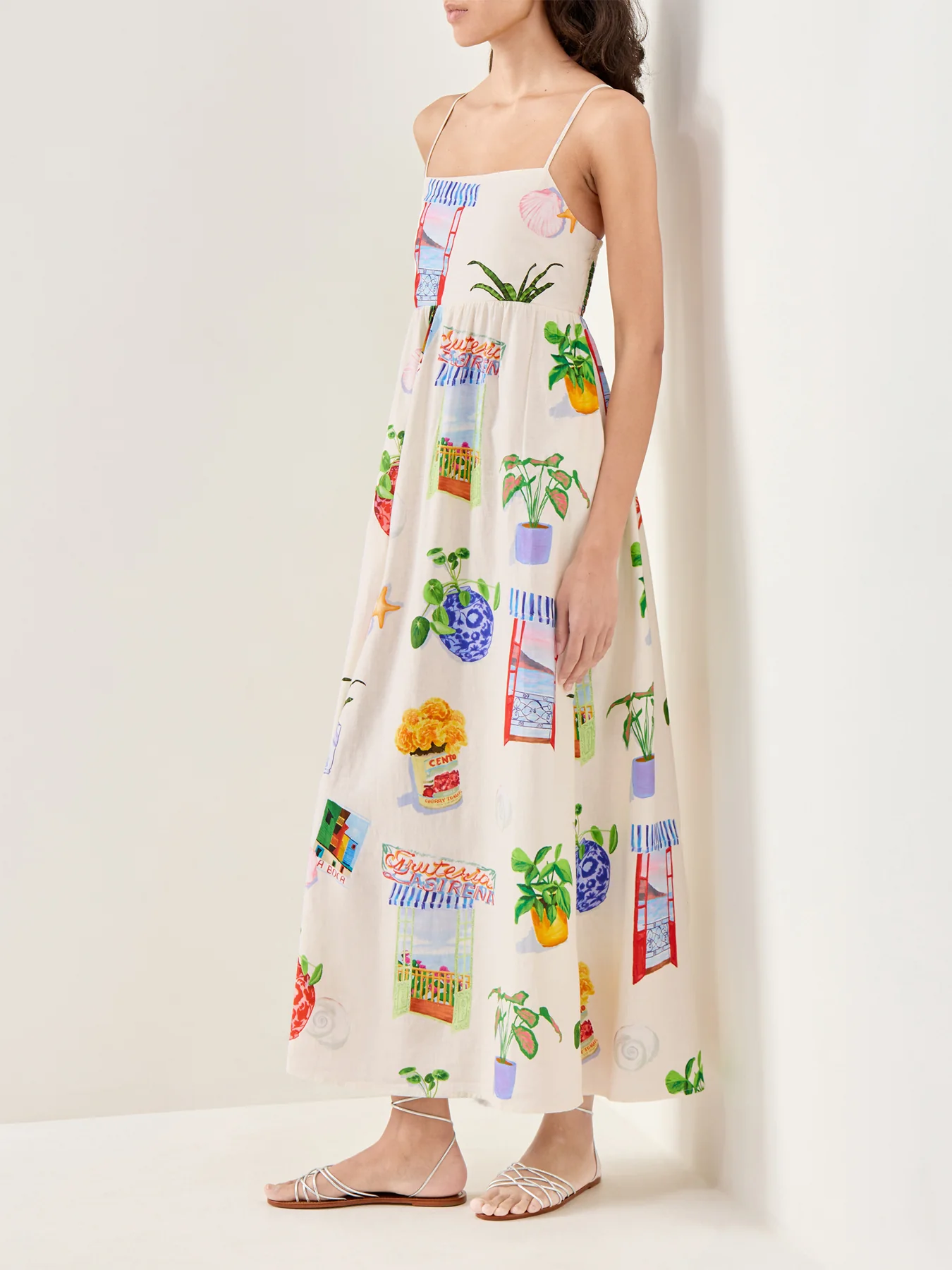 La Boca Tiered Maxi Dress Multi - Image 4