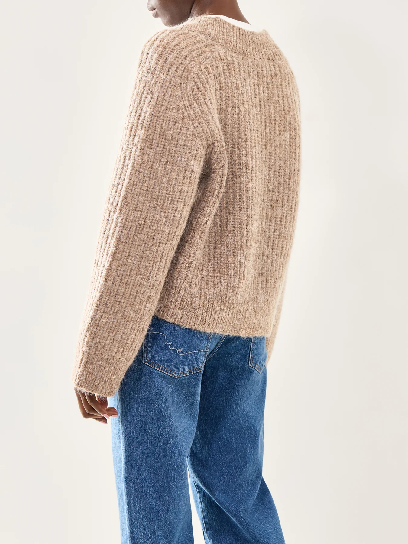 Anjuli V-Neck Knit Bordeaux - Image 5