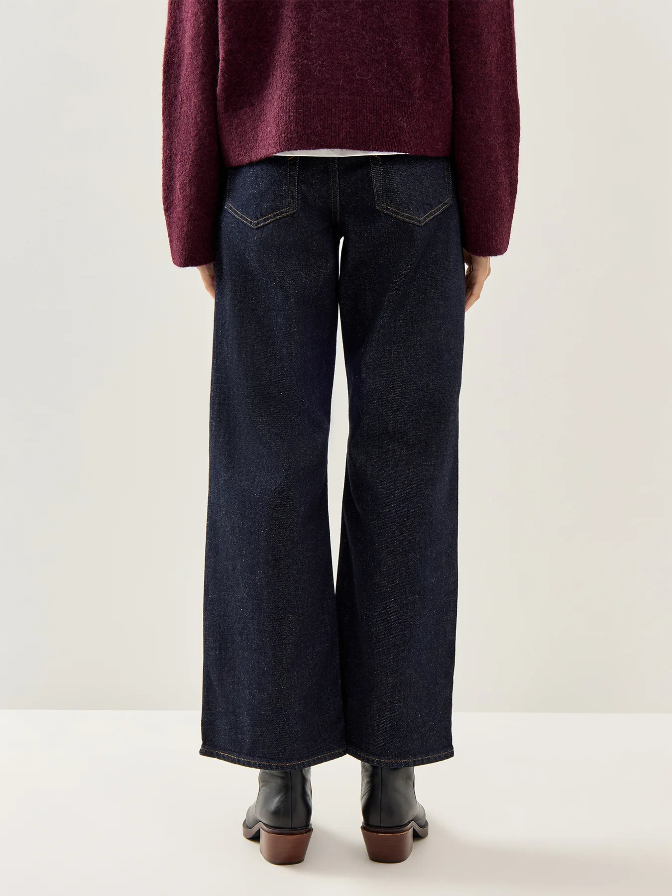SLF Wide Bea Kori High Waist Jeans Blue - Image 5