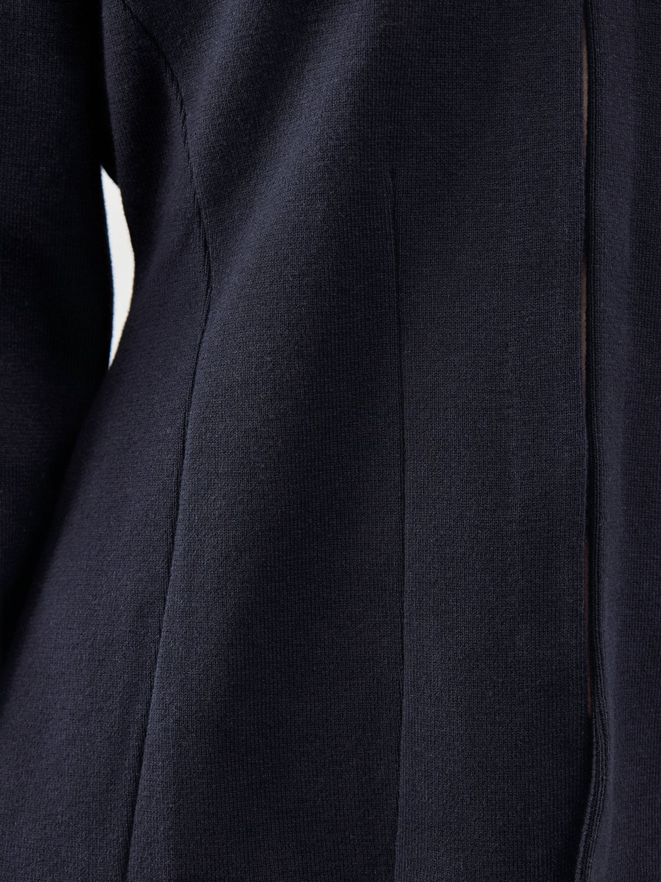 Anemone Waisted Cardigan Black - Image 3