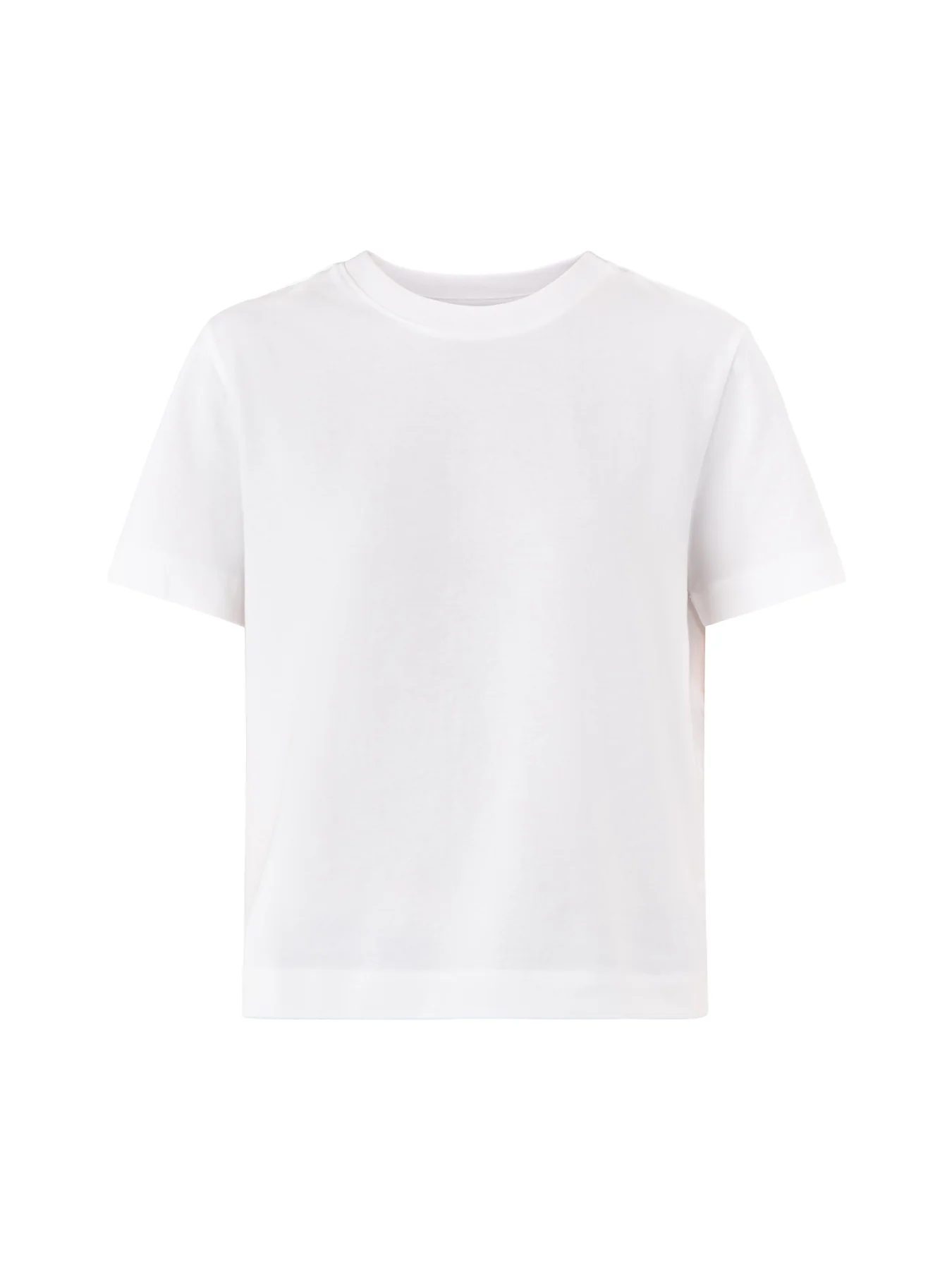 Essential Short Sleeve Boxy T-Shirt White